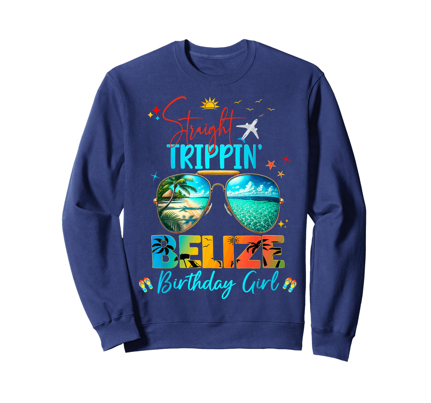 Belize Vacay Straight Trippin' Birthday Cruise T-Shirt