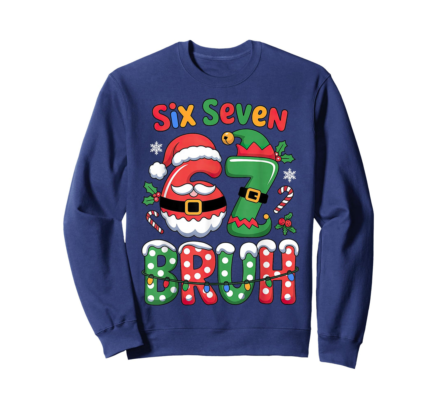 67 Christmas 6 7 Meme Six Seven Xmas T-Shirt