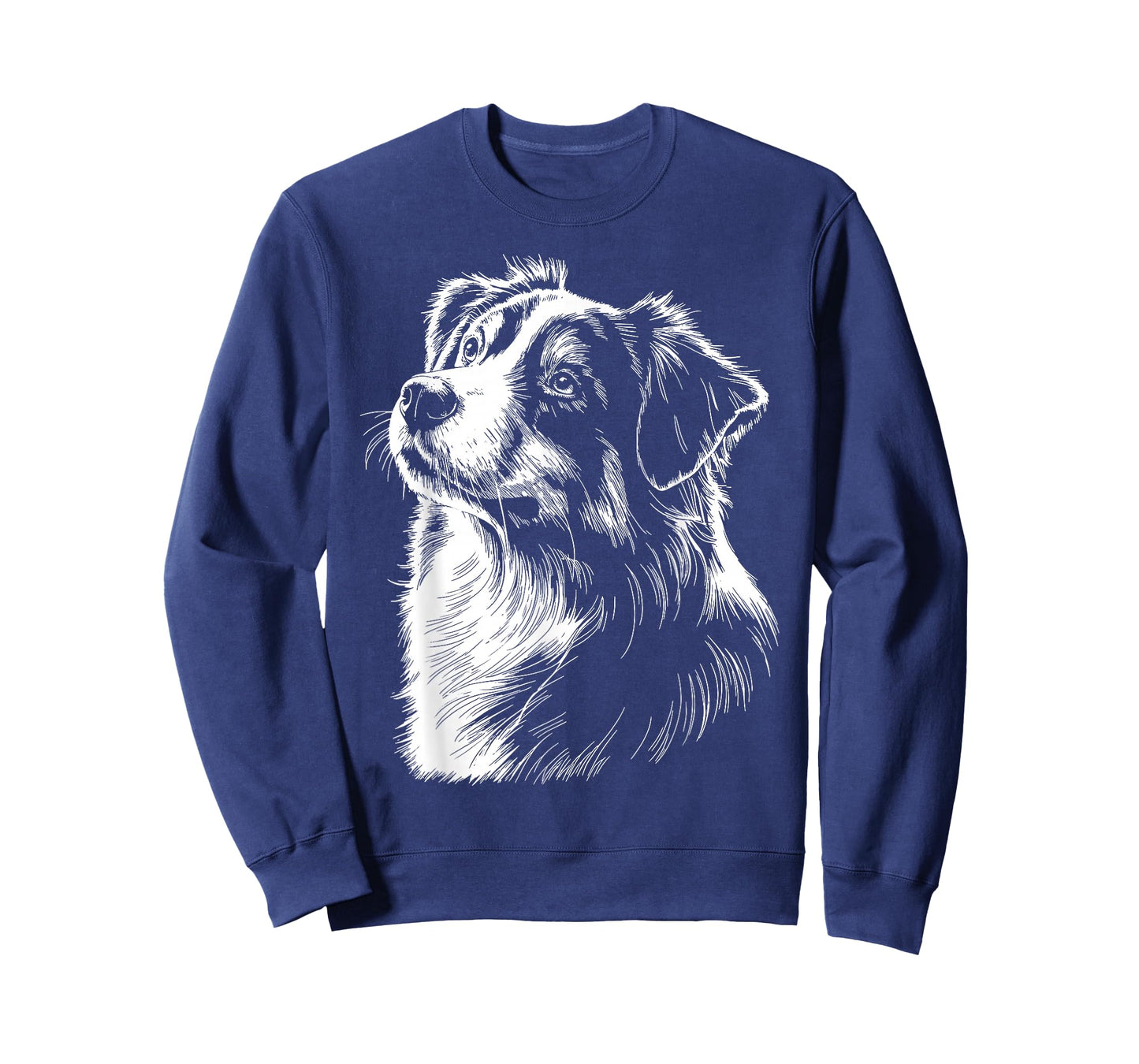 Australian Shepherd Silhouette Mini Aussie Vintage Graphic T-Shirt