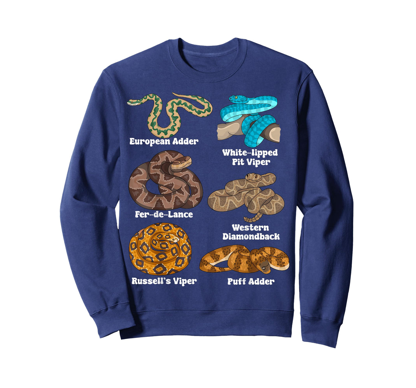 Snake Lover Kids Herpetologist Boys Species Snakes T-Shirt