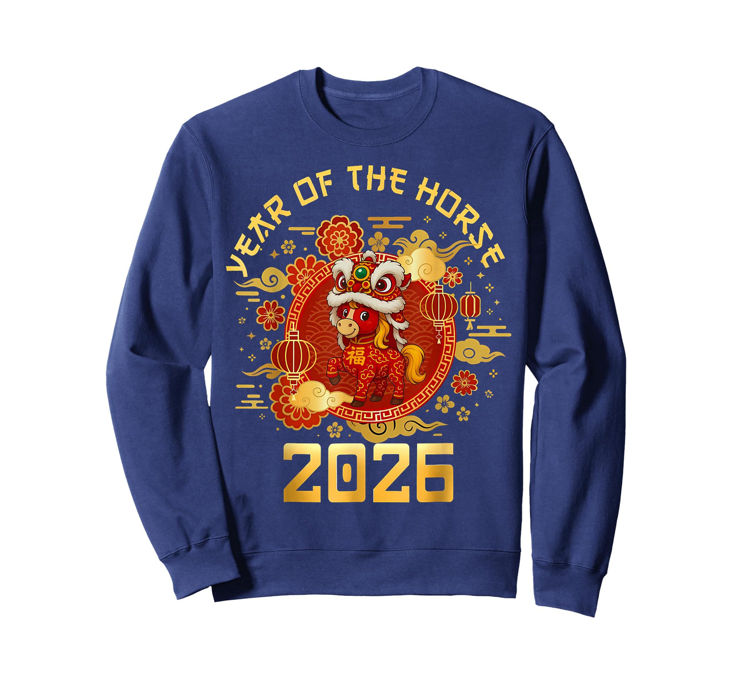 Year of The Horse 2026 Family Matching Mens Womens Kids T-Shirt