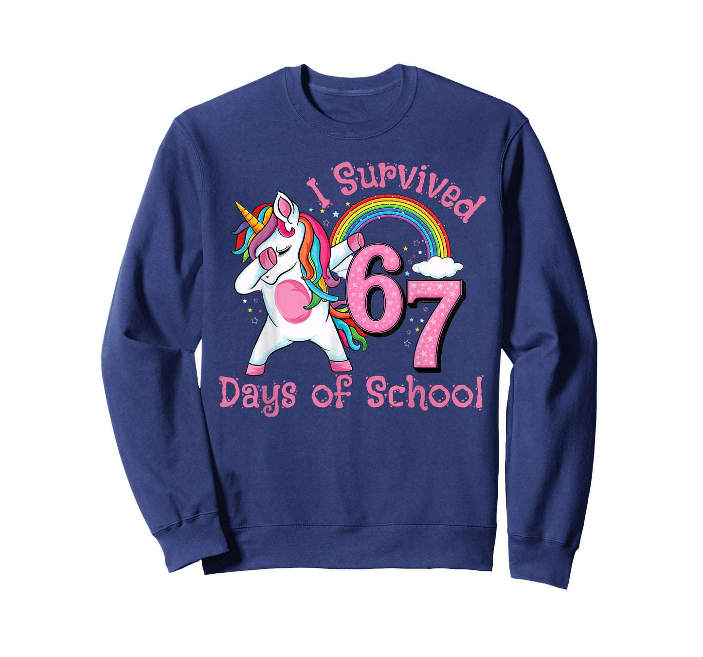 I Survived 67 Days of School Funny Six Seven 6 7 Meme T-Shirt