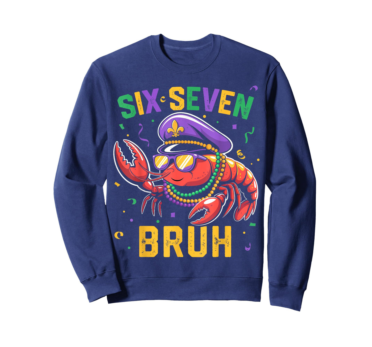 Six Seven 67 Crawfish for Kids Boys Women Men Mardi Gras T-Shirt