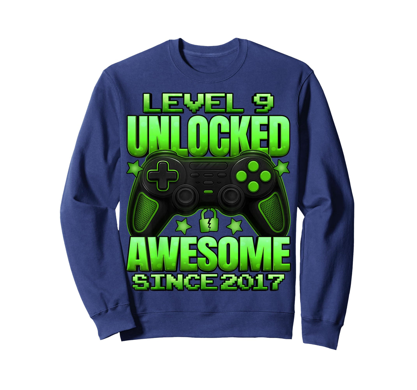 Level 9 Unlocked 9 Year Old Gifts for Boys 9th Birthday Boy T-Shirt