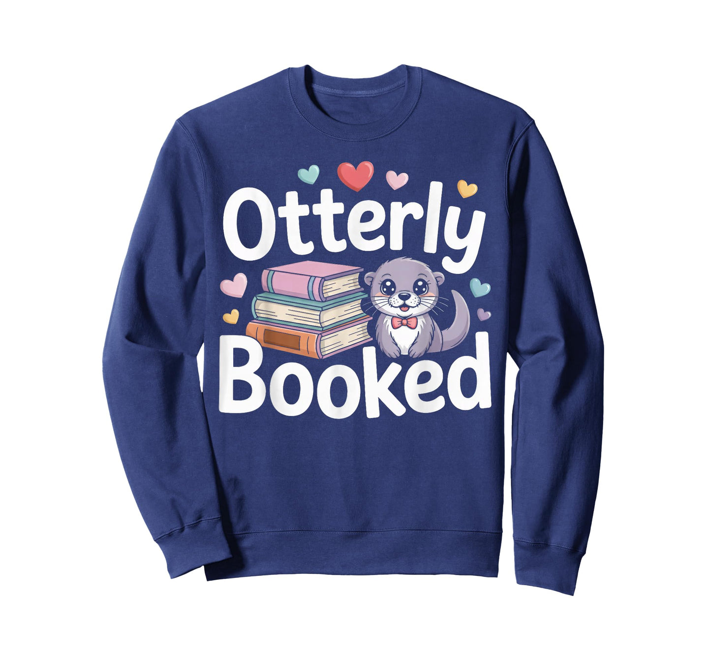 Otterly Booked Cute Otter Pun for Book Lovers T-Shirt