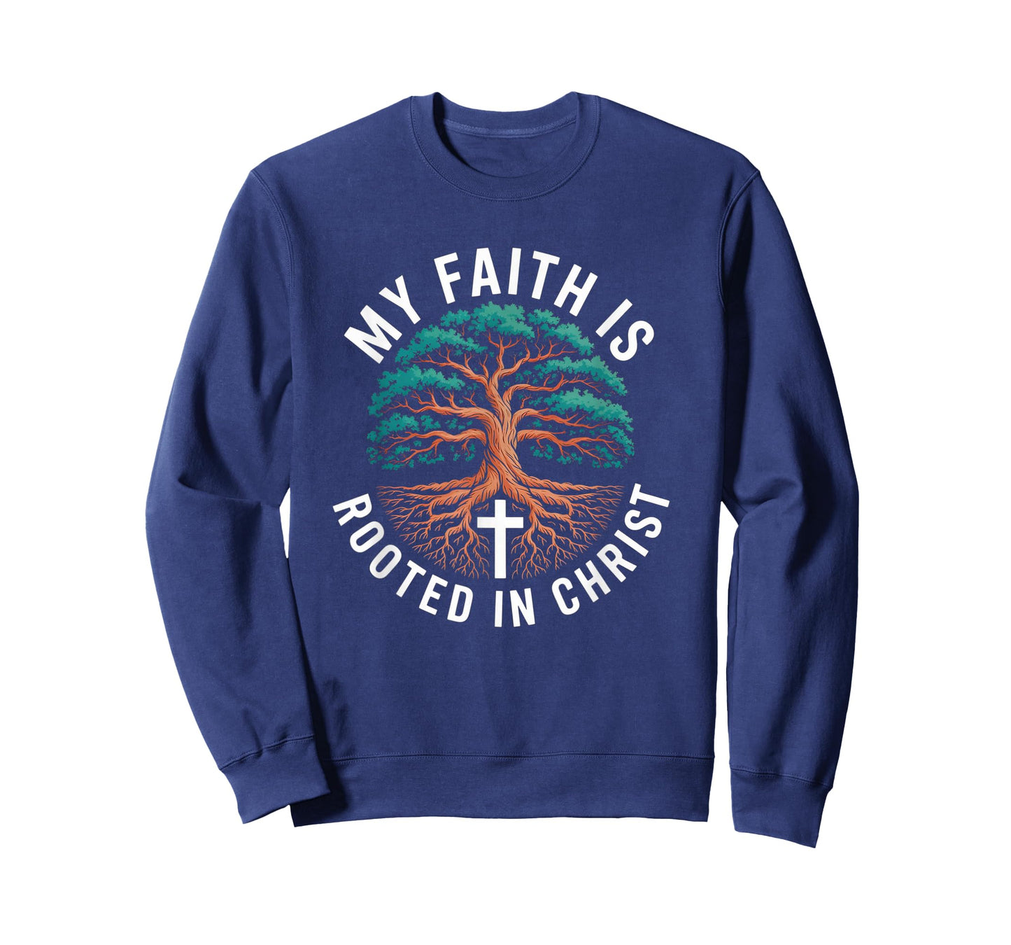 My Faith is Rooted in Christ Tree of Life Graphic T-Shirt