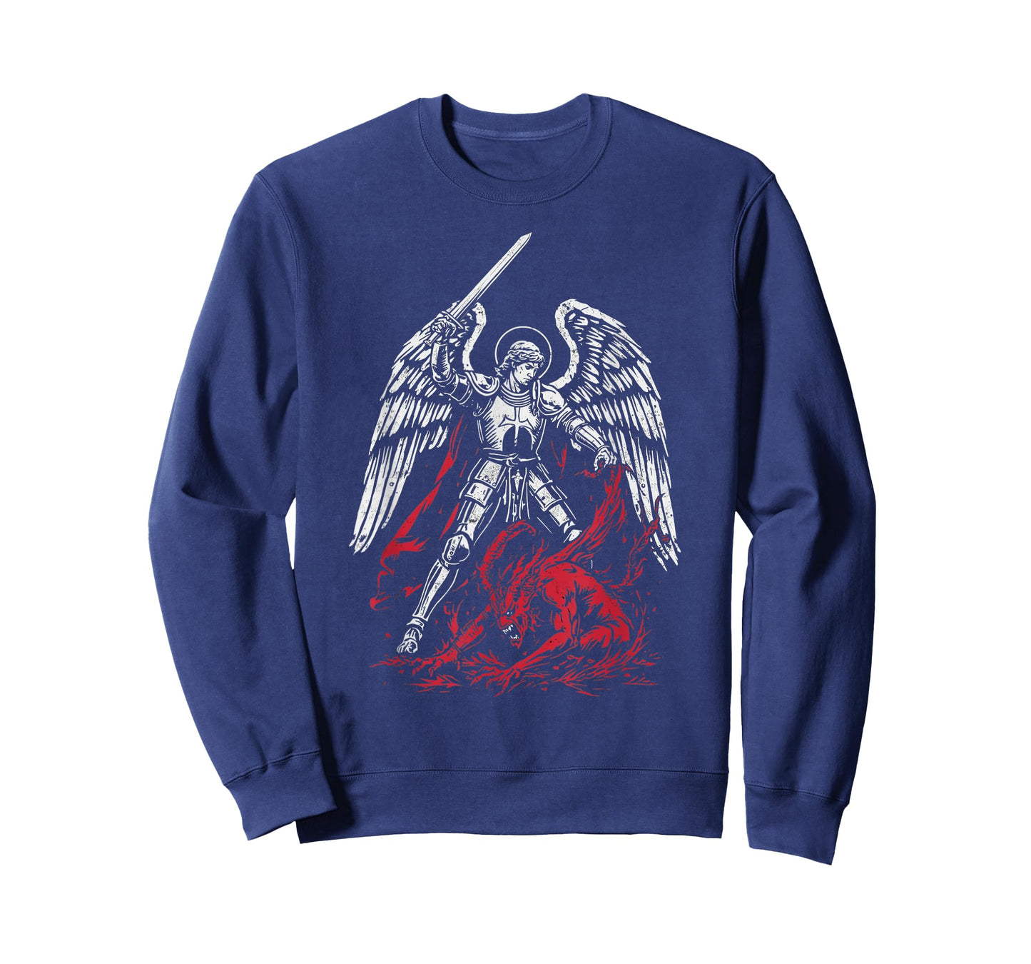 St Michael The Archangel Defeats Satan Catholic T-Shirt
