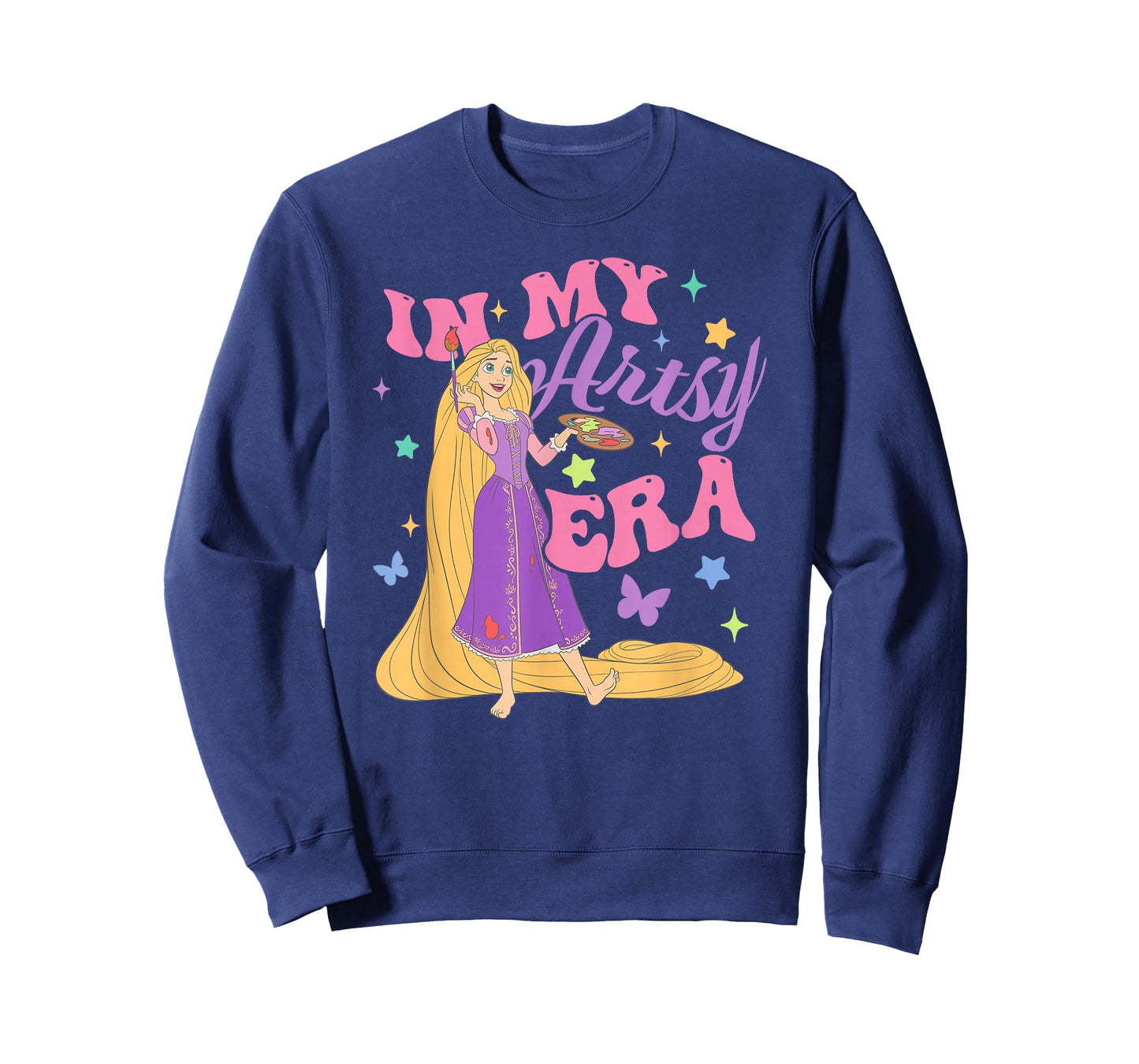Disney Tangled Rapunzel in My Artsy Era Portrait T-Shirt