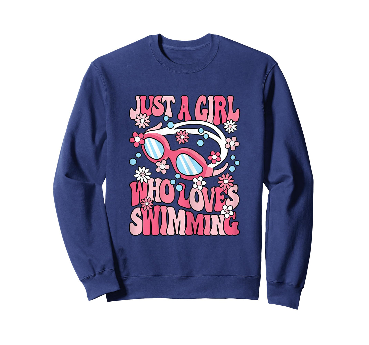 Just A Girl Who Loves Swimming Swim Swimmer Girls Kids T-Shirt