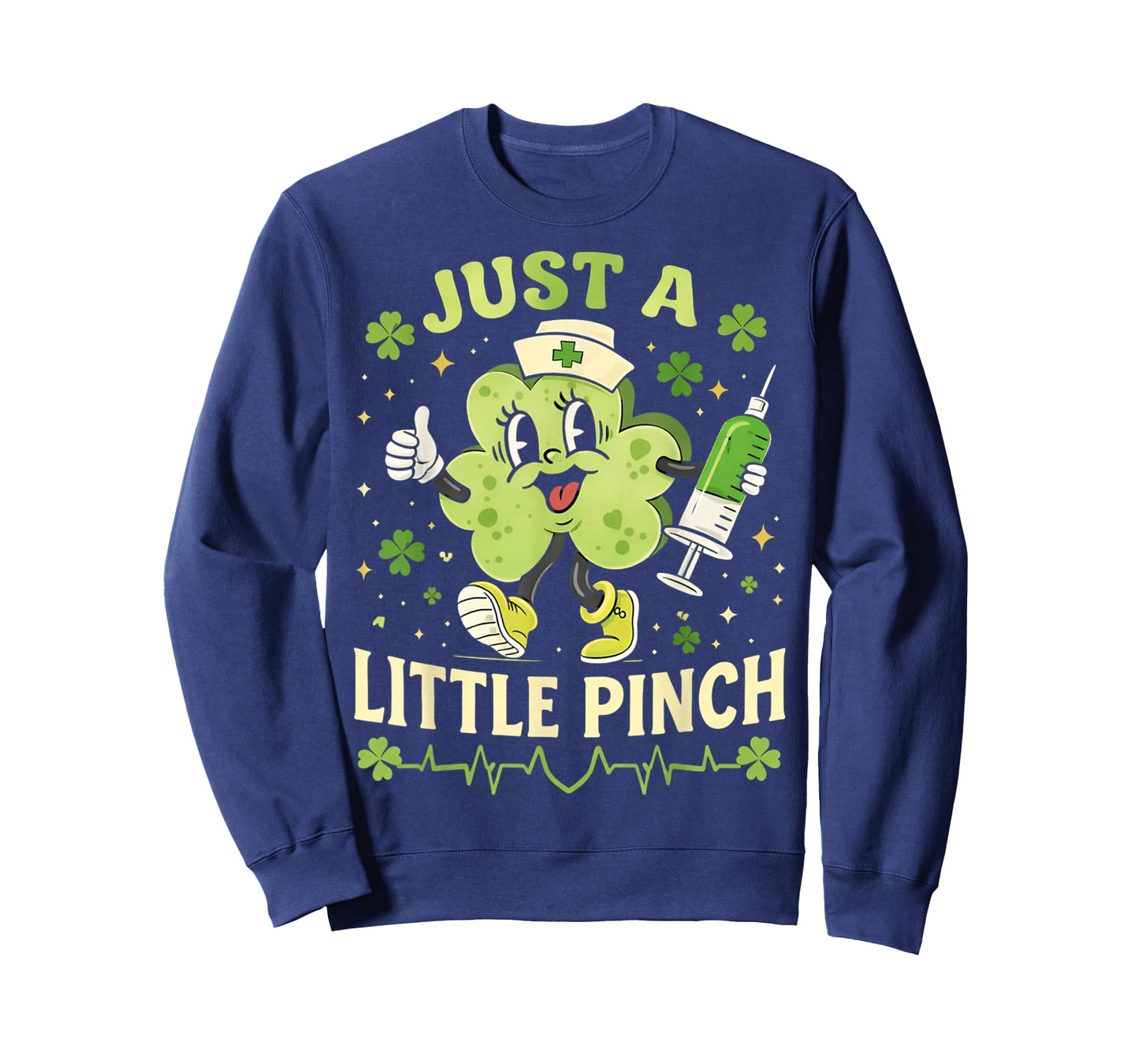 Just A Little Pinch Nurse St Patrick's Day Shamrock Irish T-Shirt