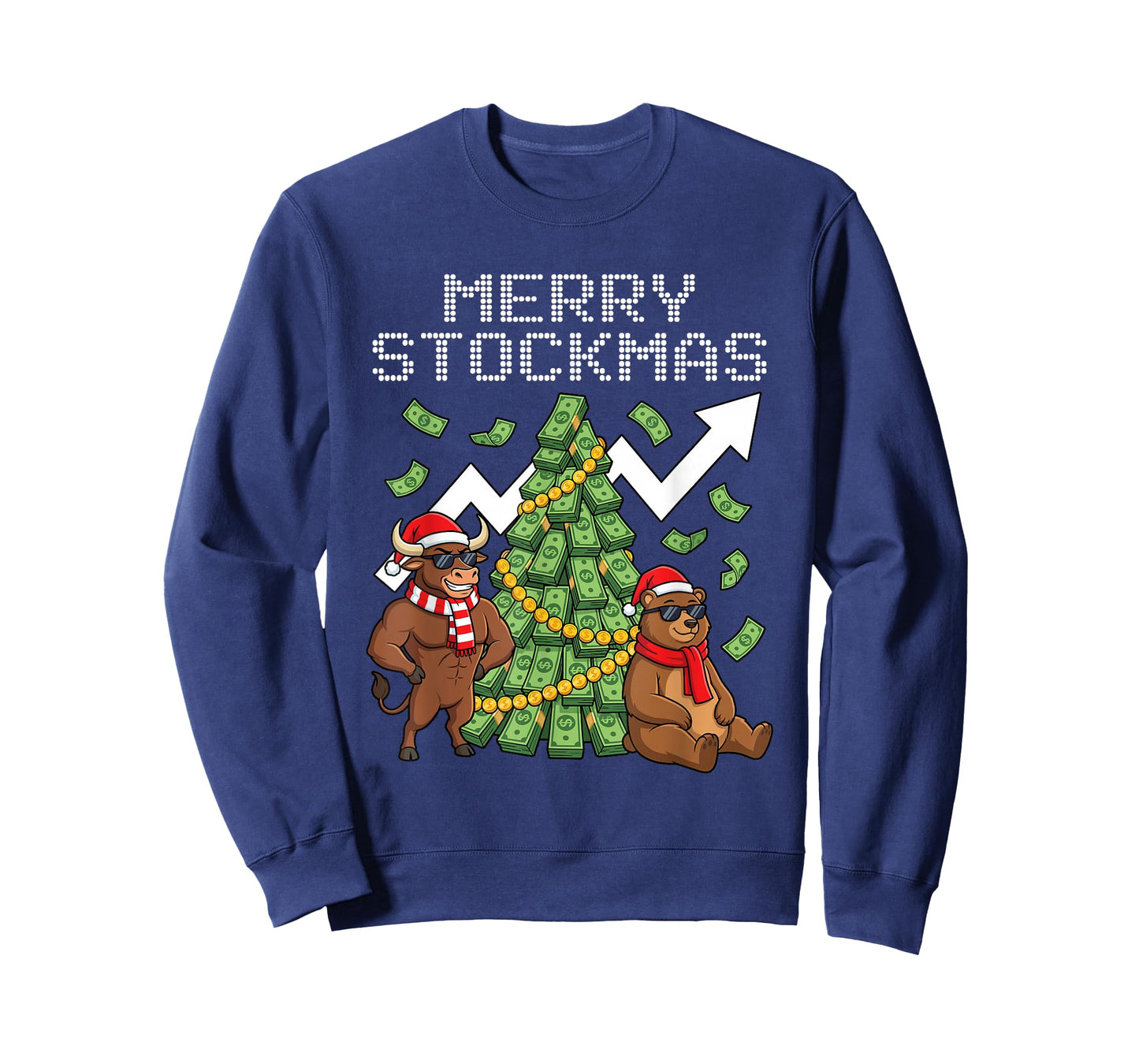Investor Christmas Men Women Kids Funny Stock Market T-Shirt
