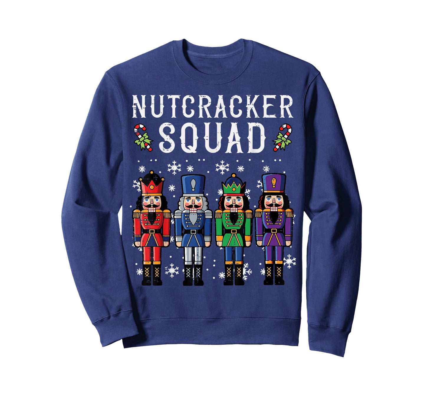 Christmas Nutcracker Squad Xmas Matching Crew Men Women Kids T-Shirt