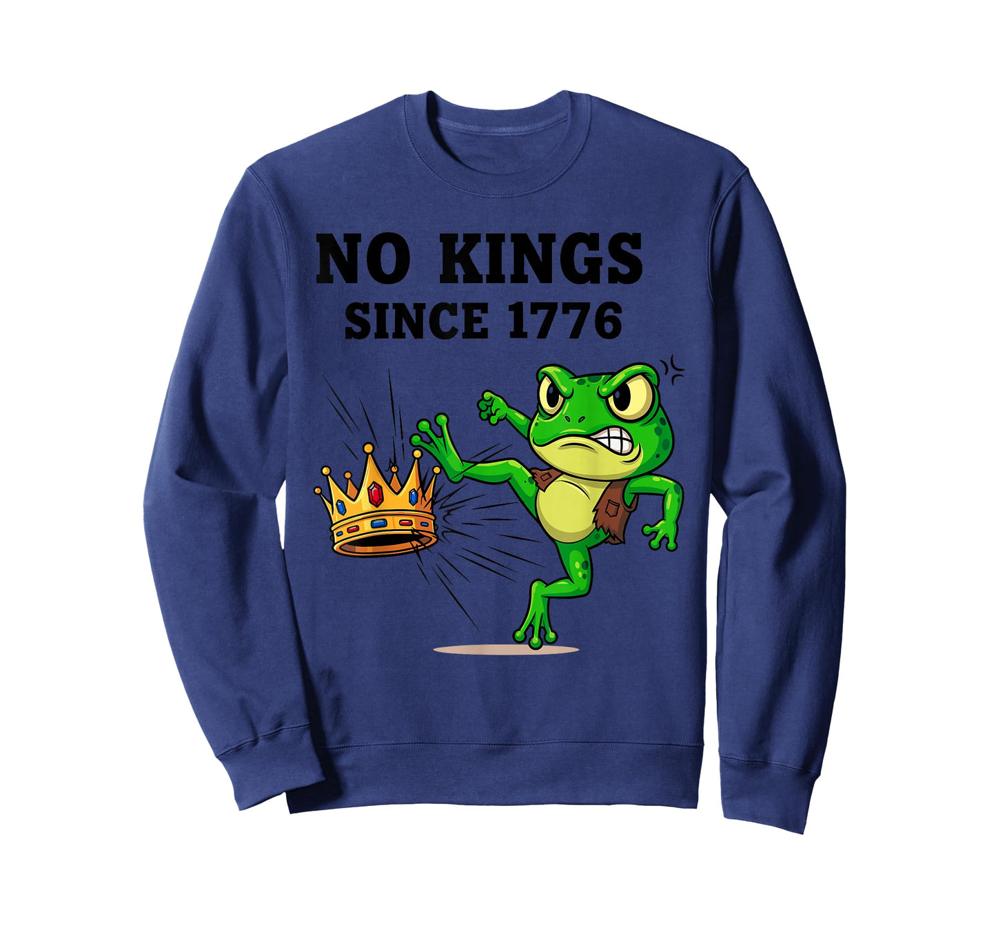 No Kings Since 1776 Frog Protest T-Shirt