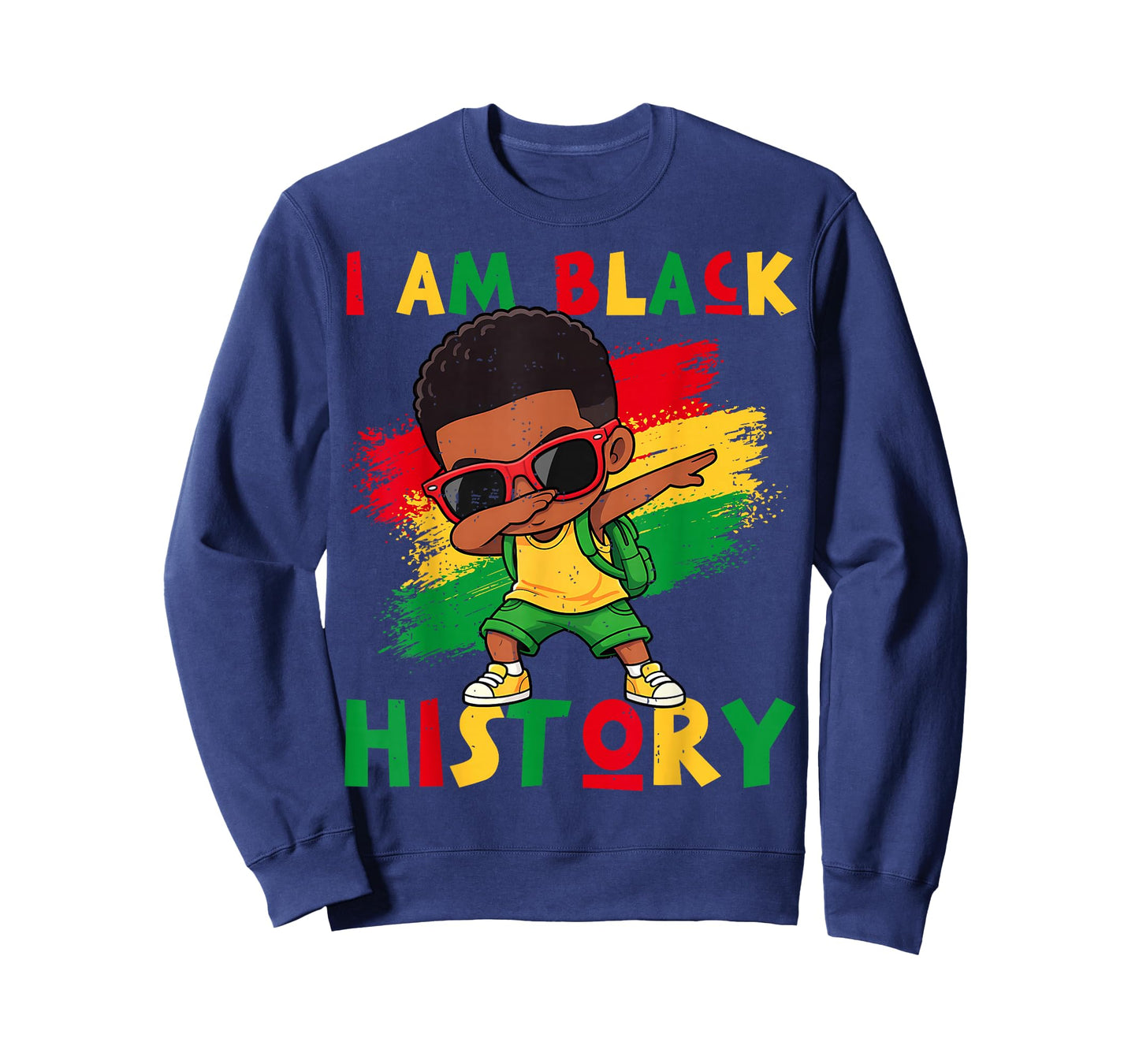 I Am Black History Month Black Melanin Boy Kids Toddlers T-Shirt