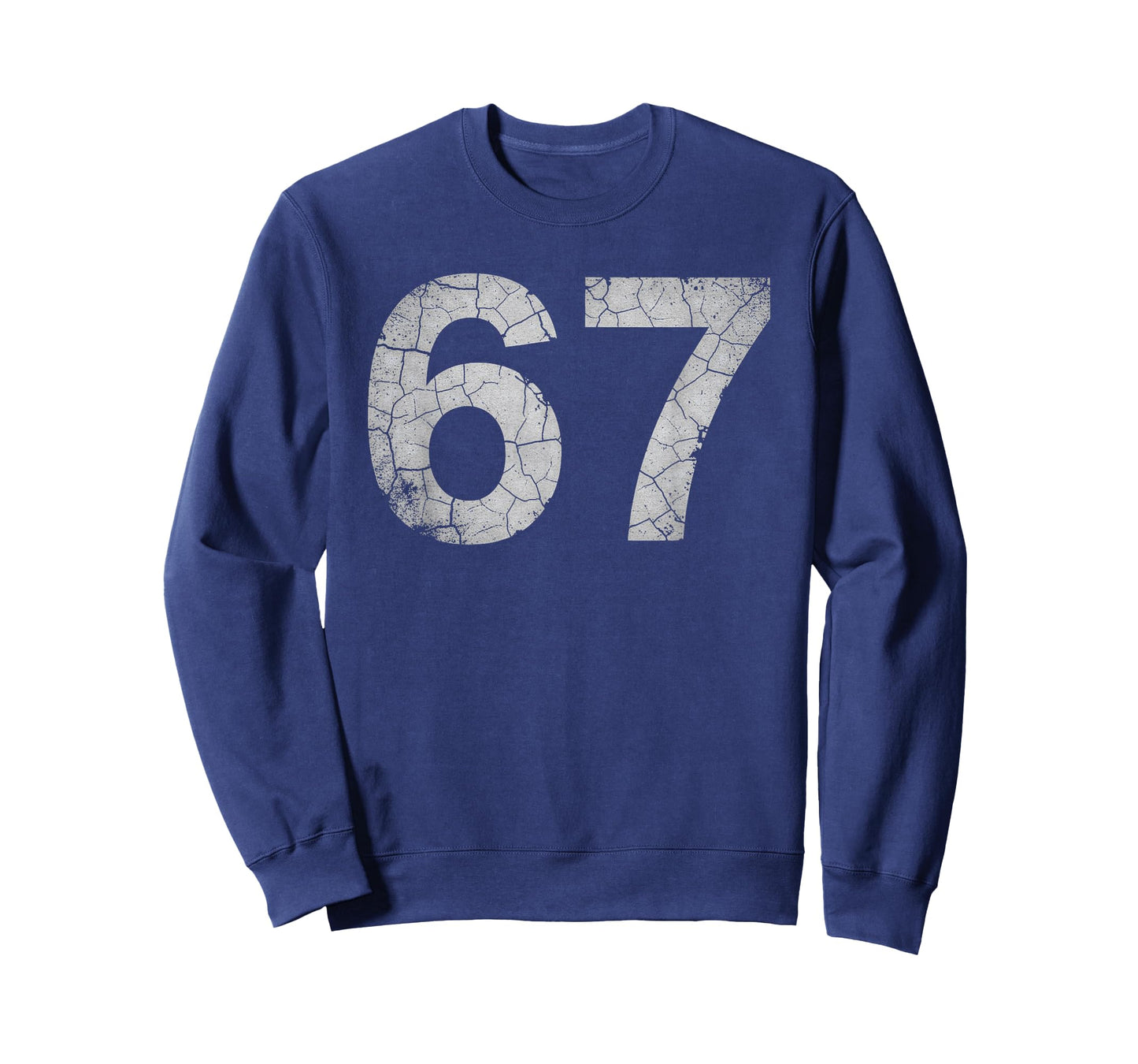 Distressed Number 67 Jersey Player Six Seven Meme T-Shirt