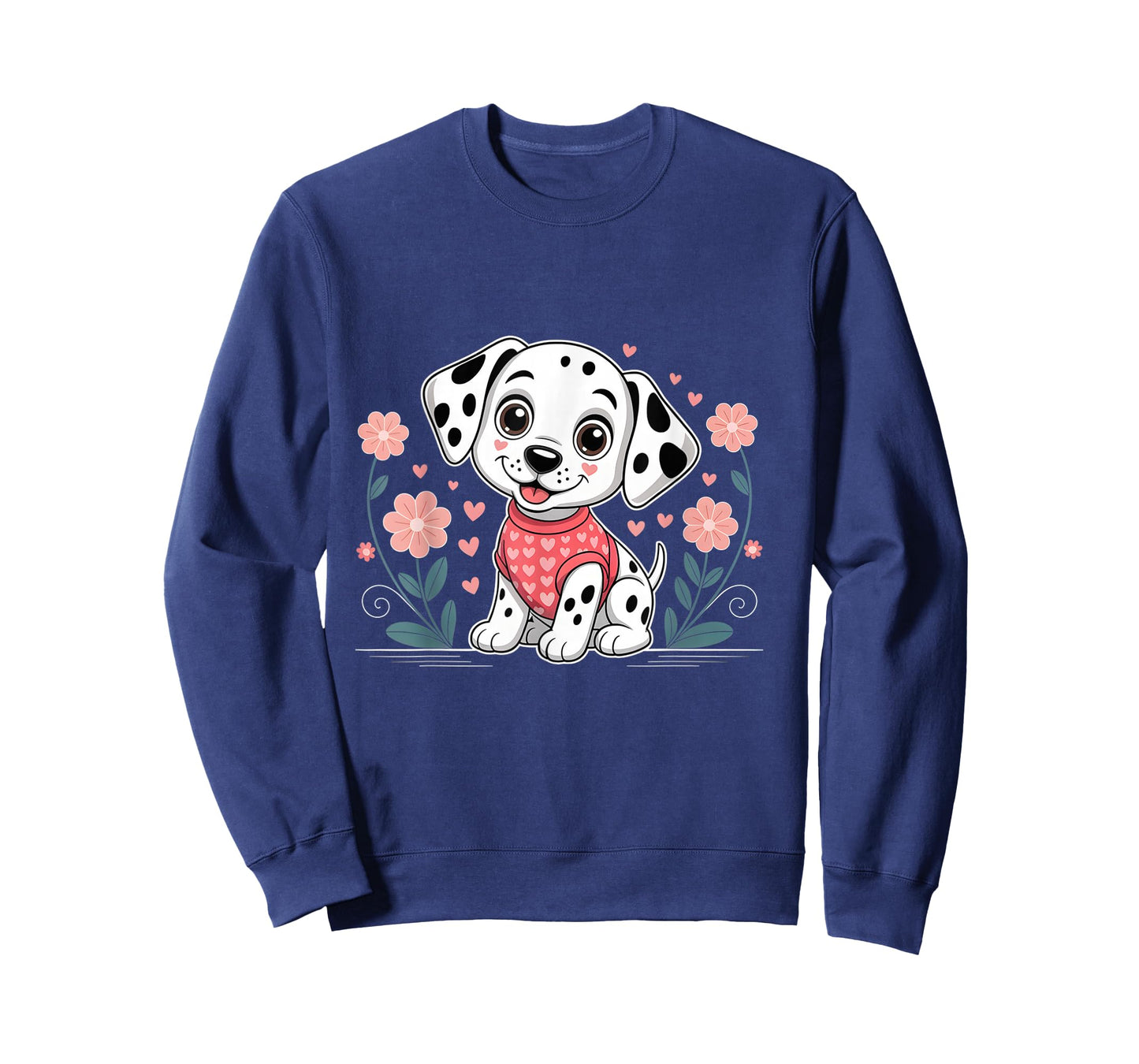 Cute Dalmatian Valentines Day Dog Lover Heart T-Shirt