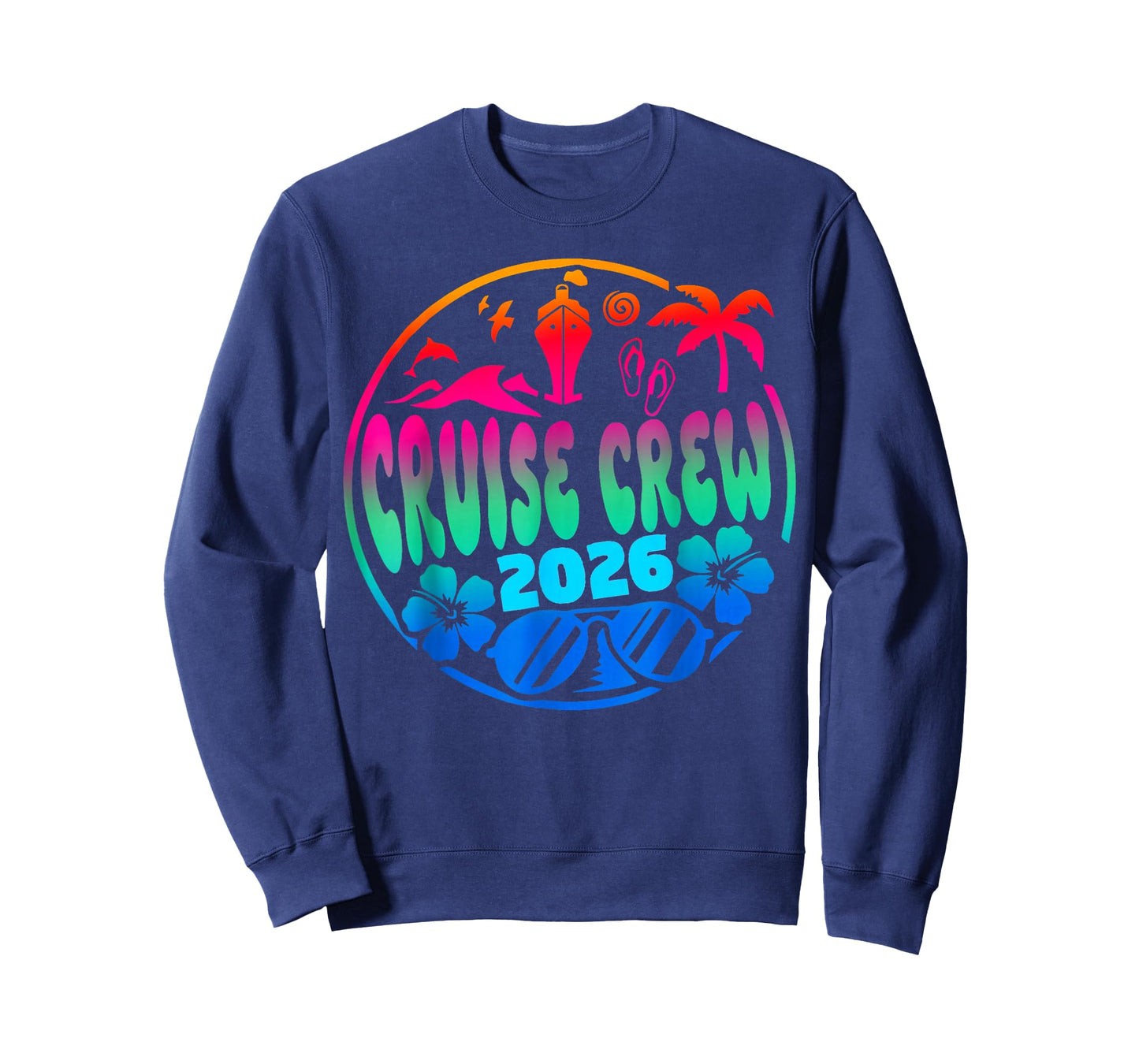 Cruisin Crew 2026 Cruise Family Friends Vacation Matching T-Shirt