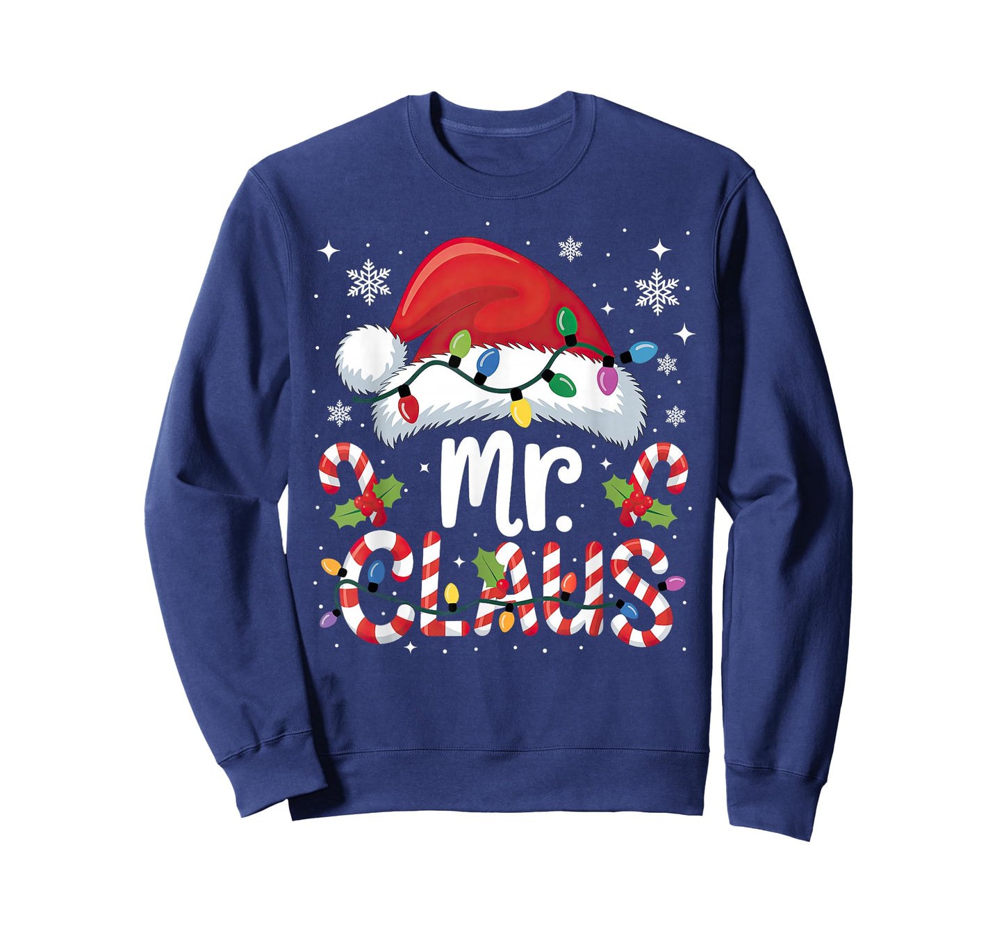 Mr and Mrs Claus Couples Matching Christmas T-Shirt