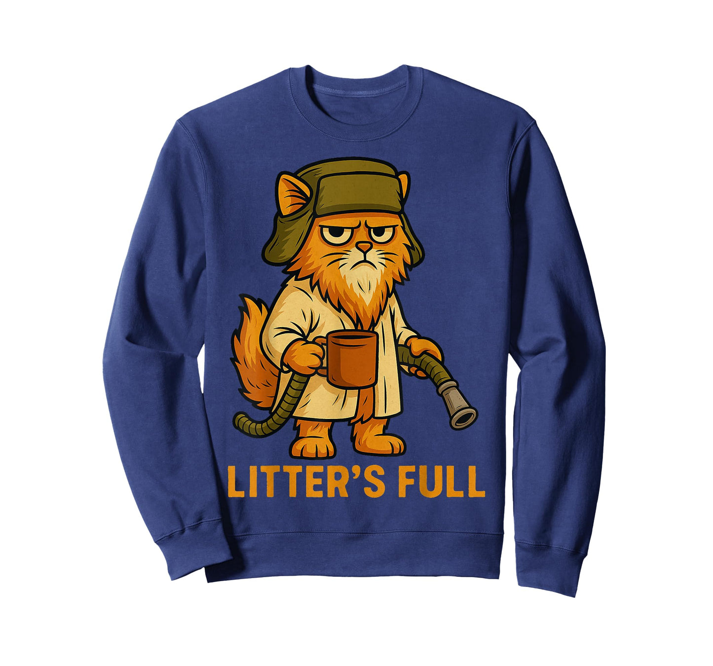 Litter’s Full Funny Cat Lovers Christmas Xmas T-Shirt