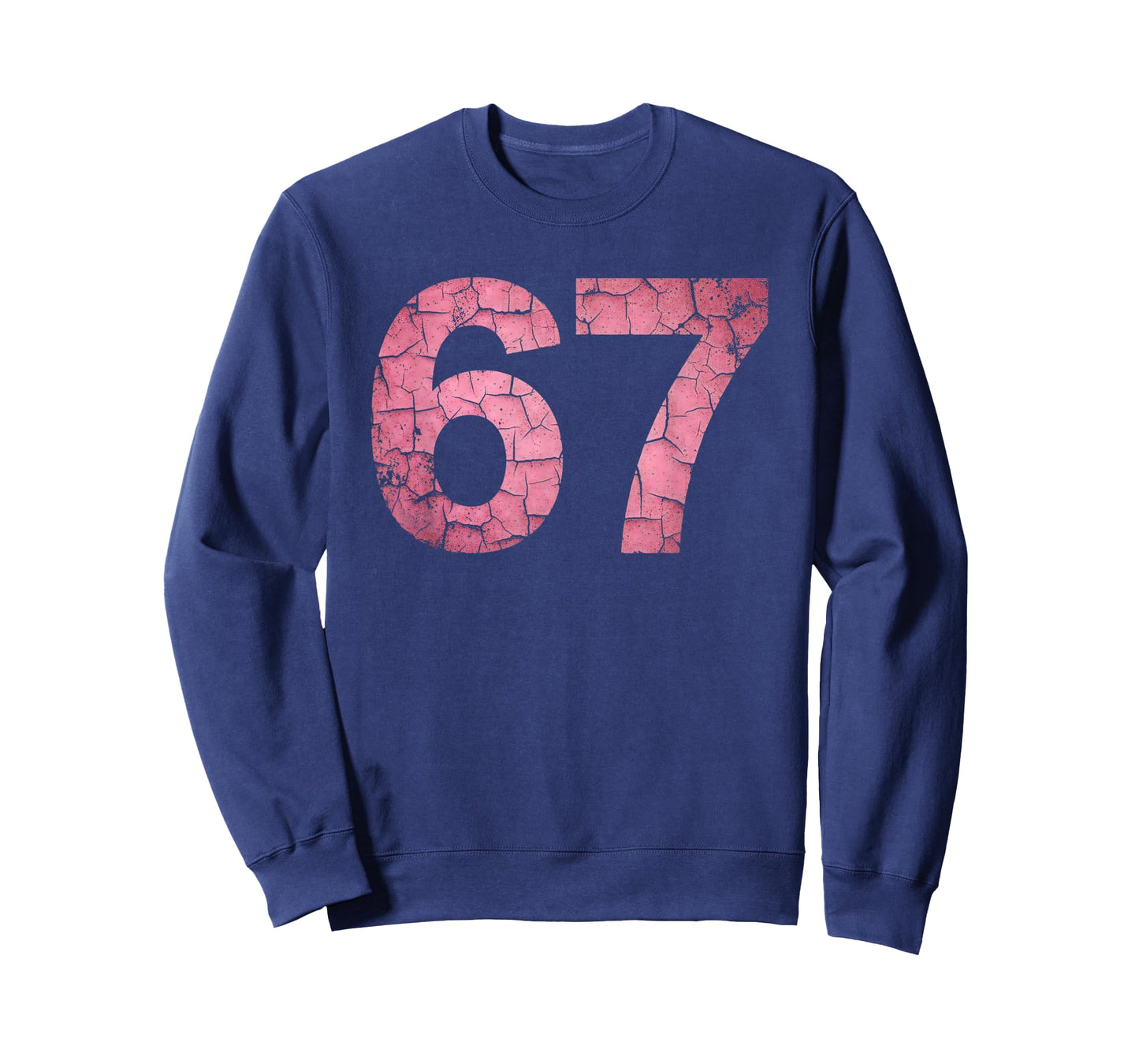 Distressed Number 67 Jersey Player Six Seven Meme T-Shirt