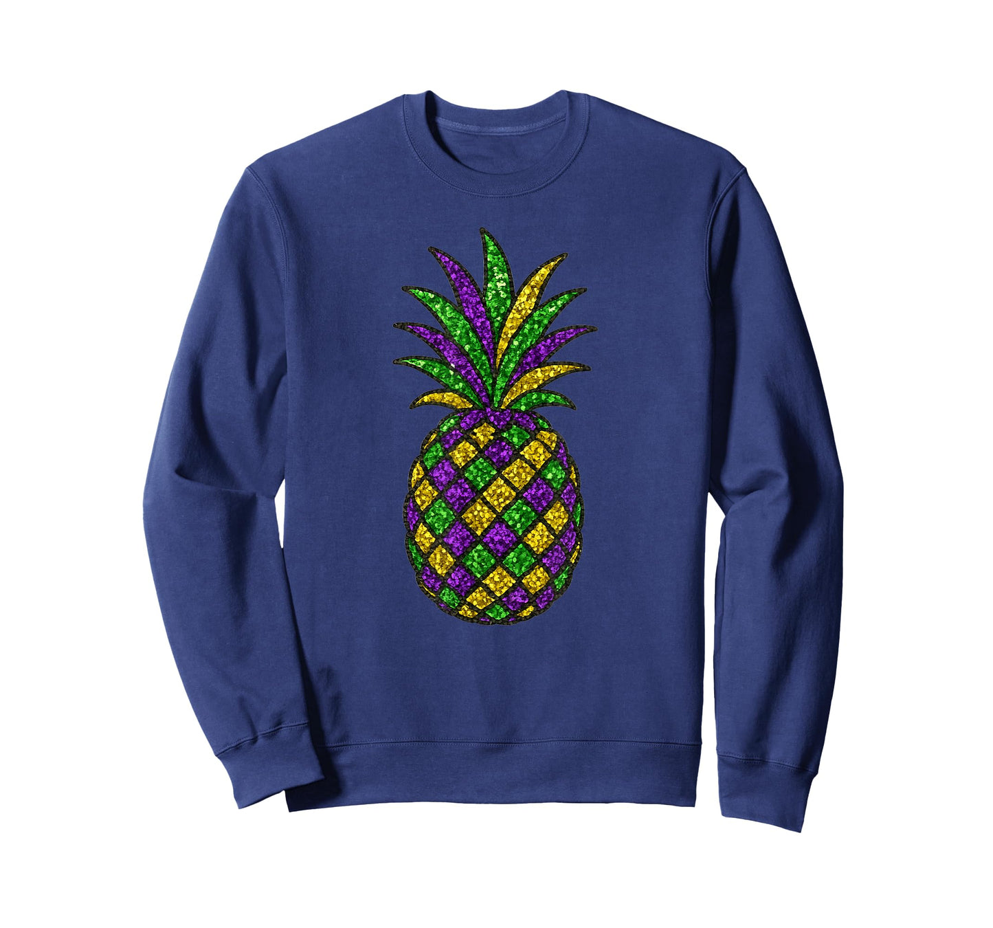Mardi Gras Pineapple Hawaiian Tropical Party Men Women Kids T-Shirt