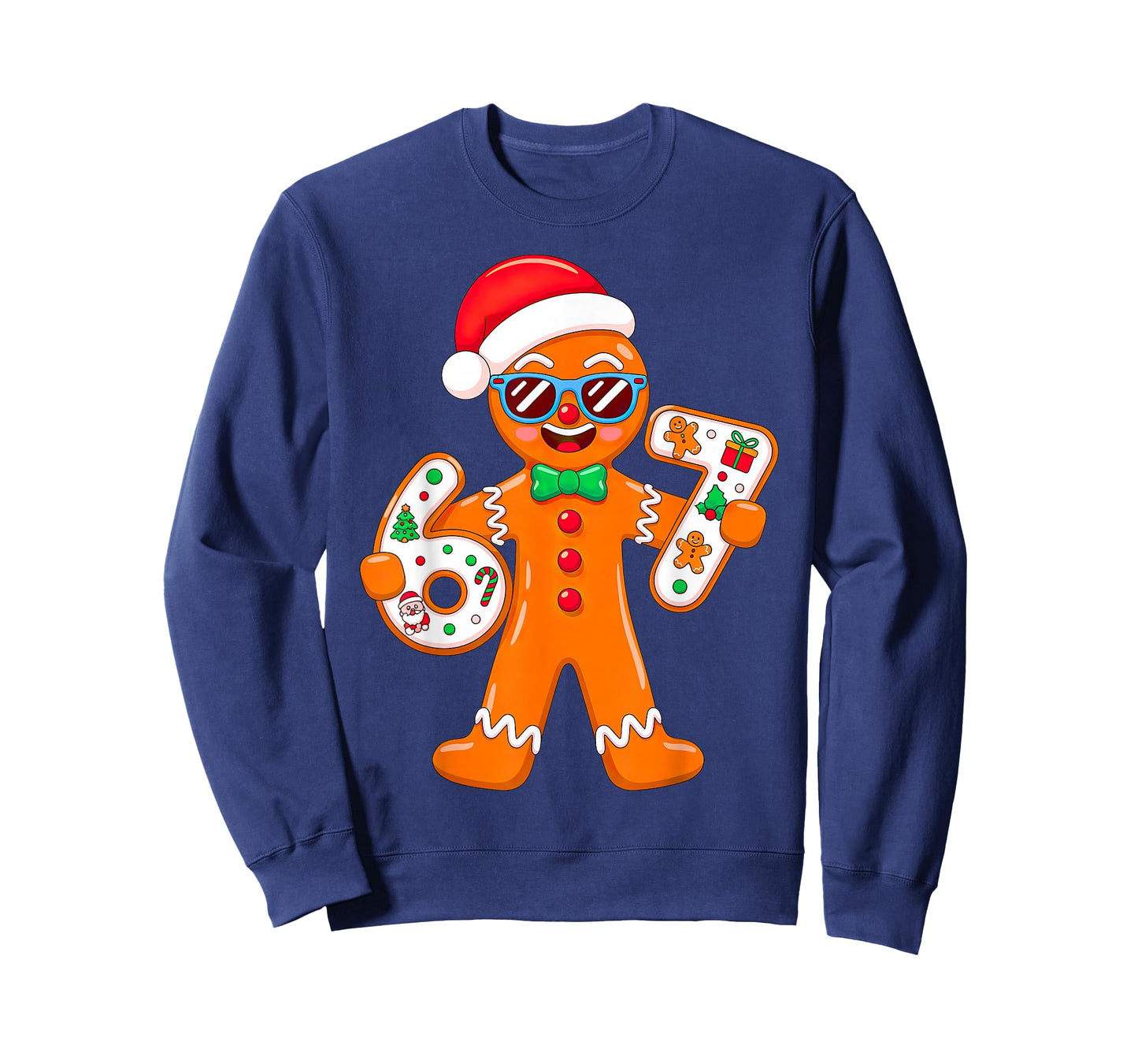 Gingerbread Six Seven 67 Gingerbread Man Xmas T-Shirt