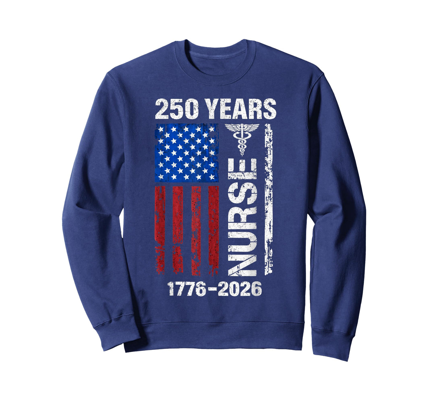 Vintage USA Nurse 250 Years Anniversary 1776 2026 T-Shirt