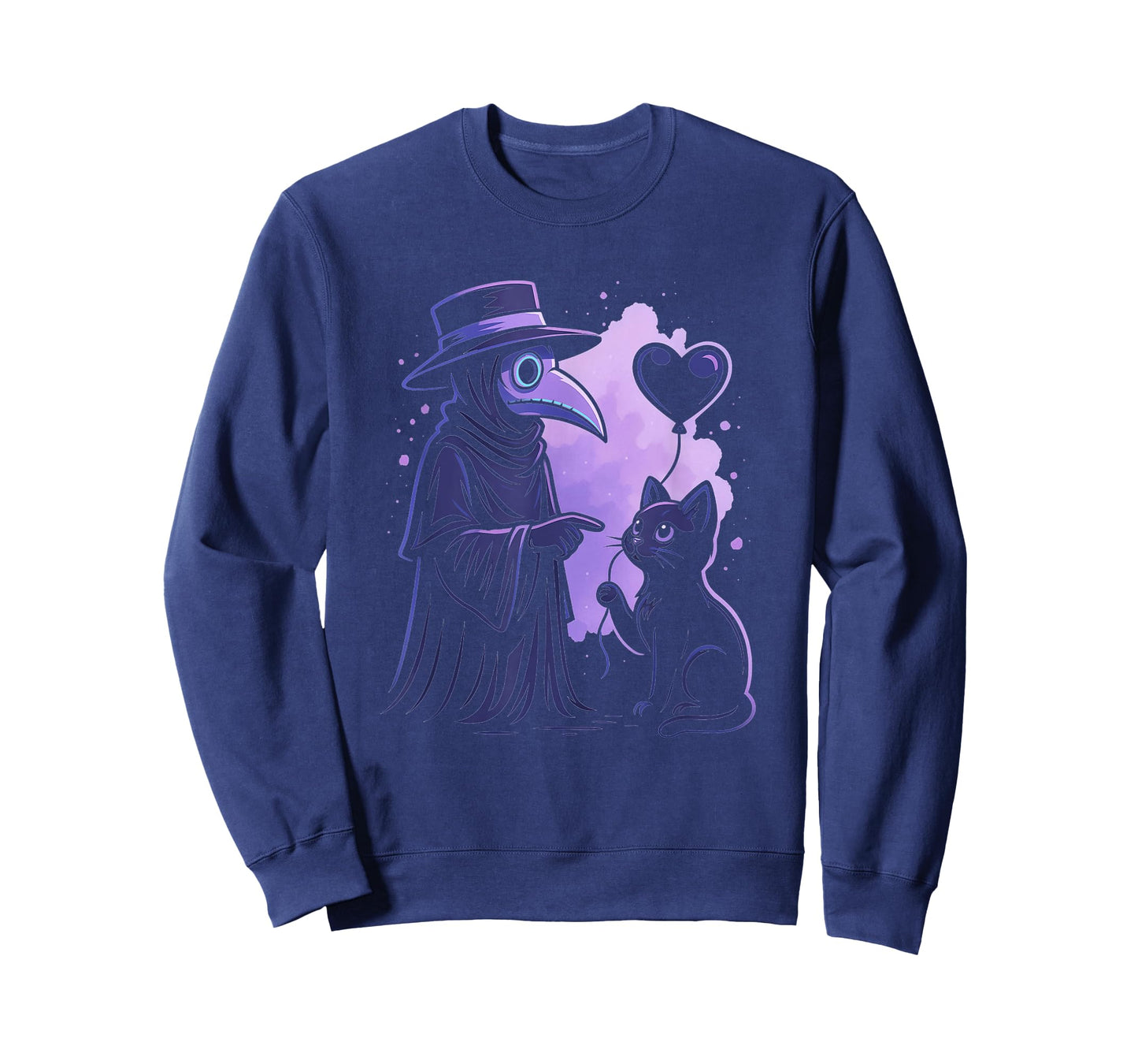 Goth Plague Doctor Cat Pastel Goth Men Women Kids Gothic T-Shirt