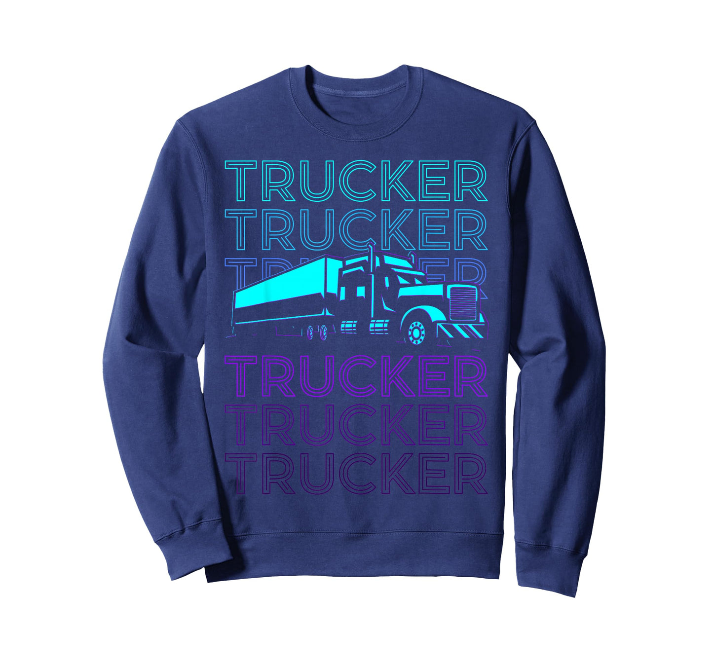 Trucker Truck Driver Retro T-Shirt