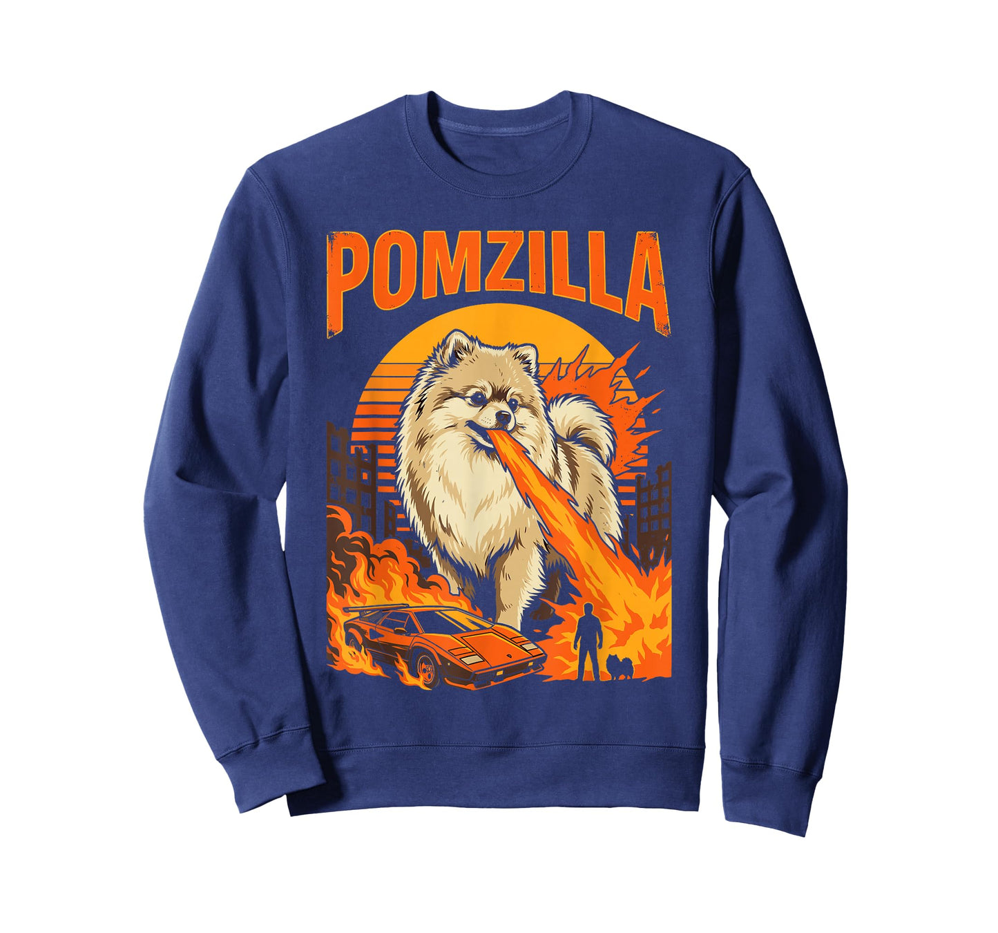 Funny Pomzilla Pom Pomeranian Dog Lover T T-Shirt
