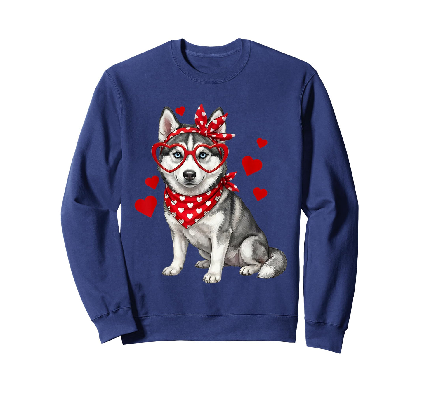 Siberian Husky Valentines Day Lover Dog Heart T-Shirt