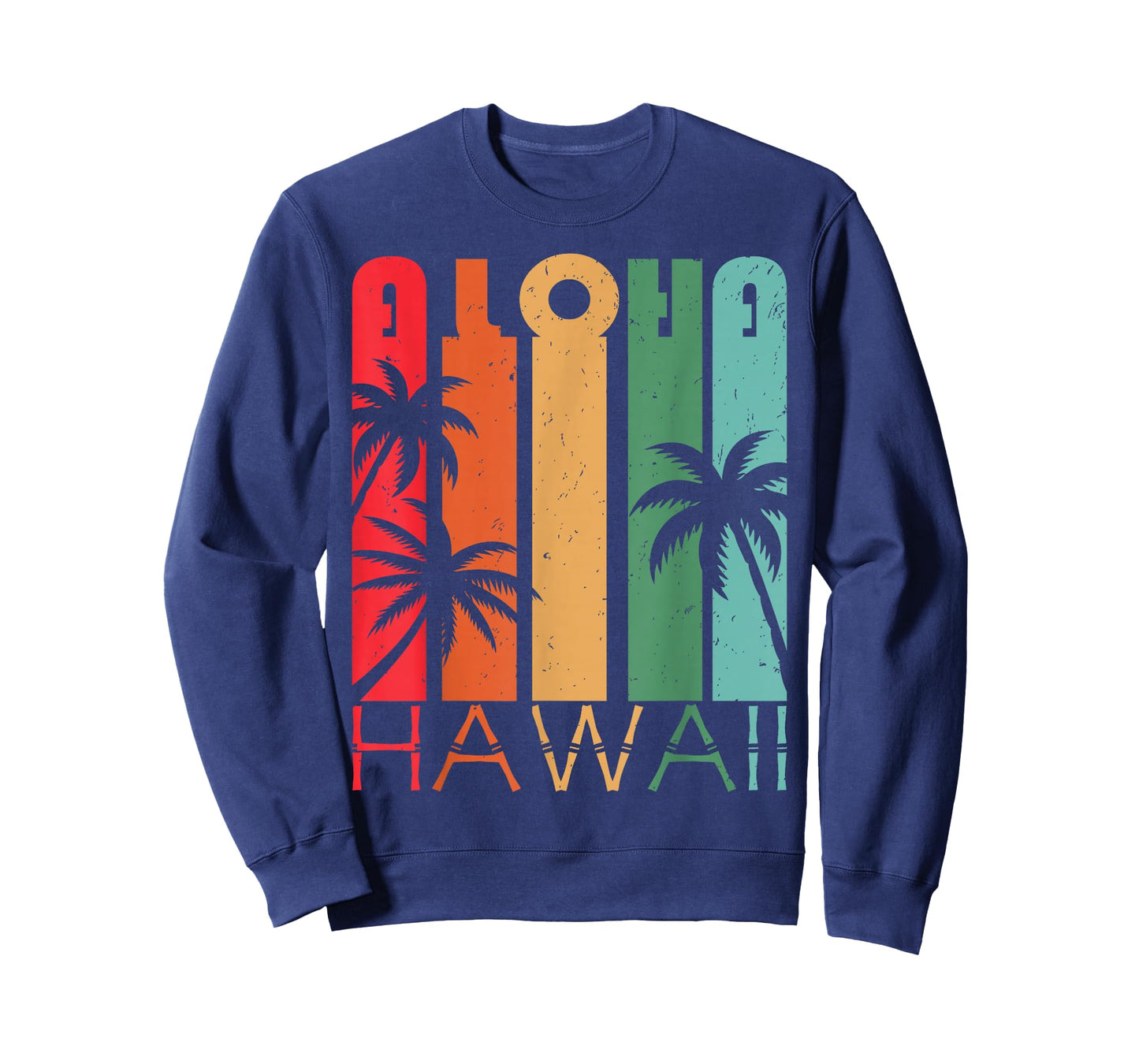 Aloha Hawaii Palm Tree Tropical Hawaiian Island Lover Surfer T-Shirt
