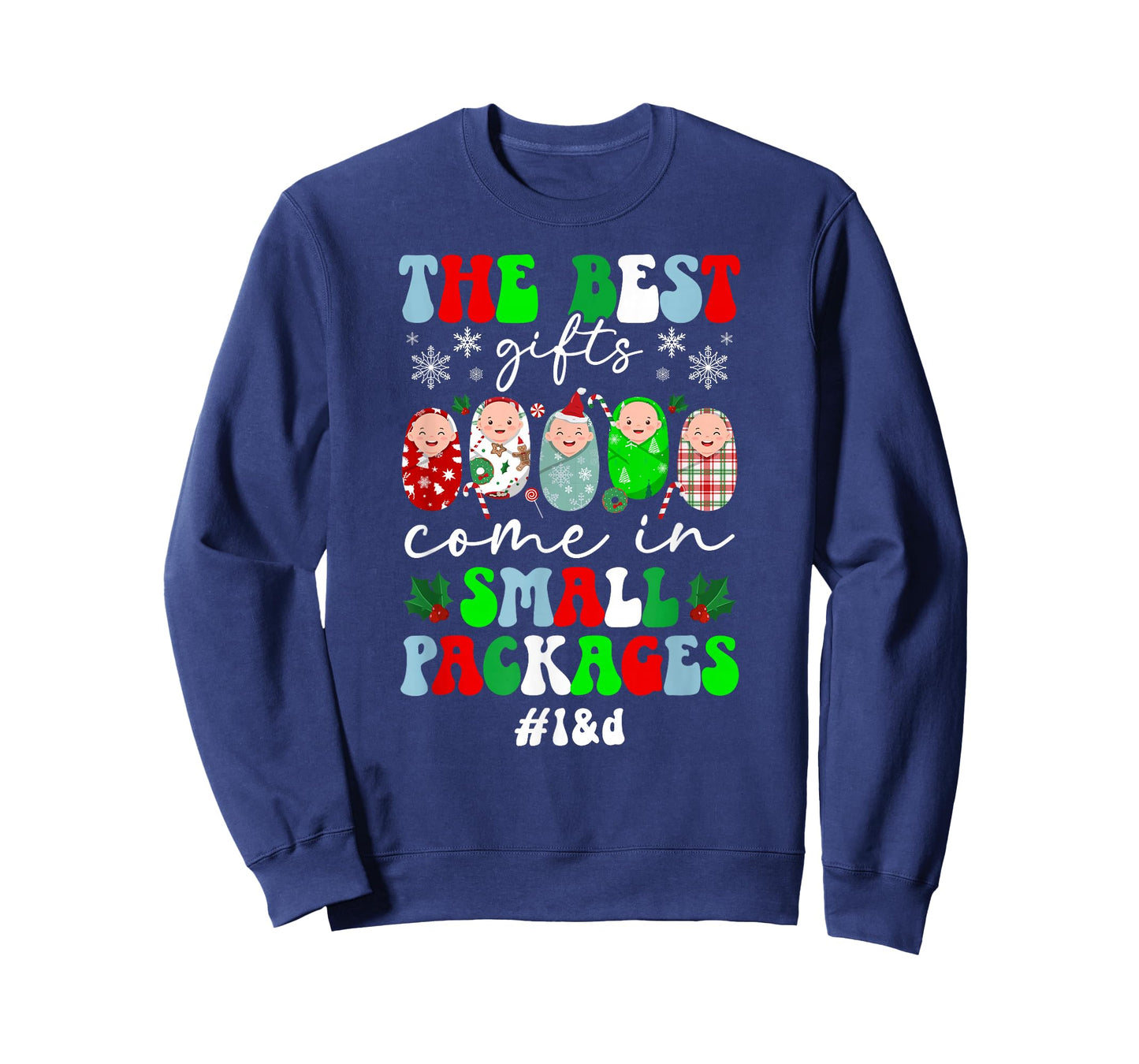 L&D Nurse Christmas Labor and Delivery Nurse Xmas Party T-Shirt
