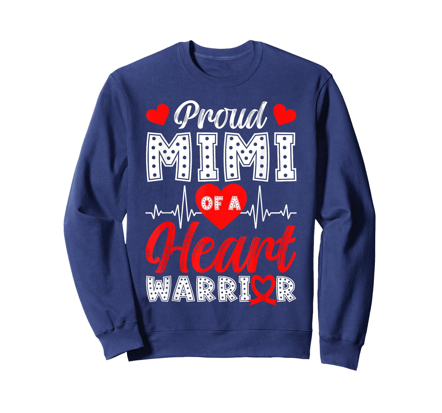 Proud Mimi of Heart Warrior Heart Disease Awareness T-Shirt