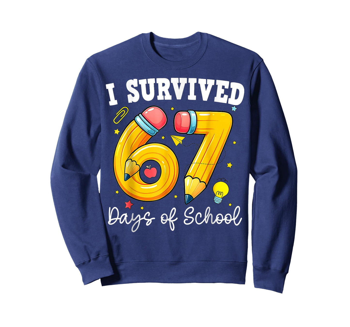 I Survived 67 Days of School Funny 67 Meme Teacher Student T-Shirt