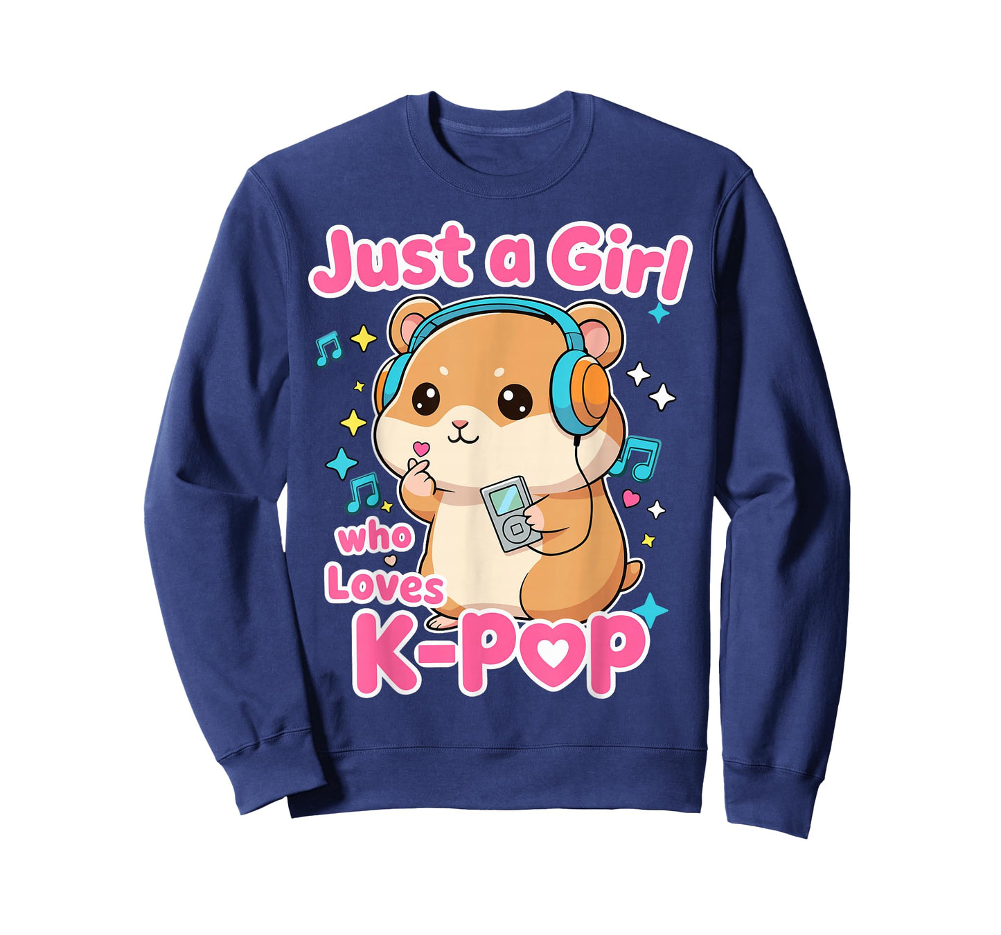 Just A Girl Who Loves K-Pop Cute Hamster T-Shirt