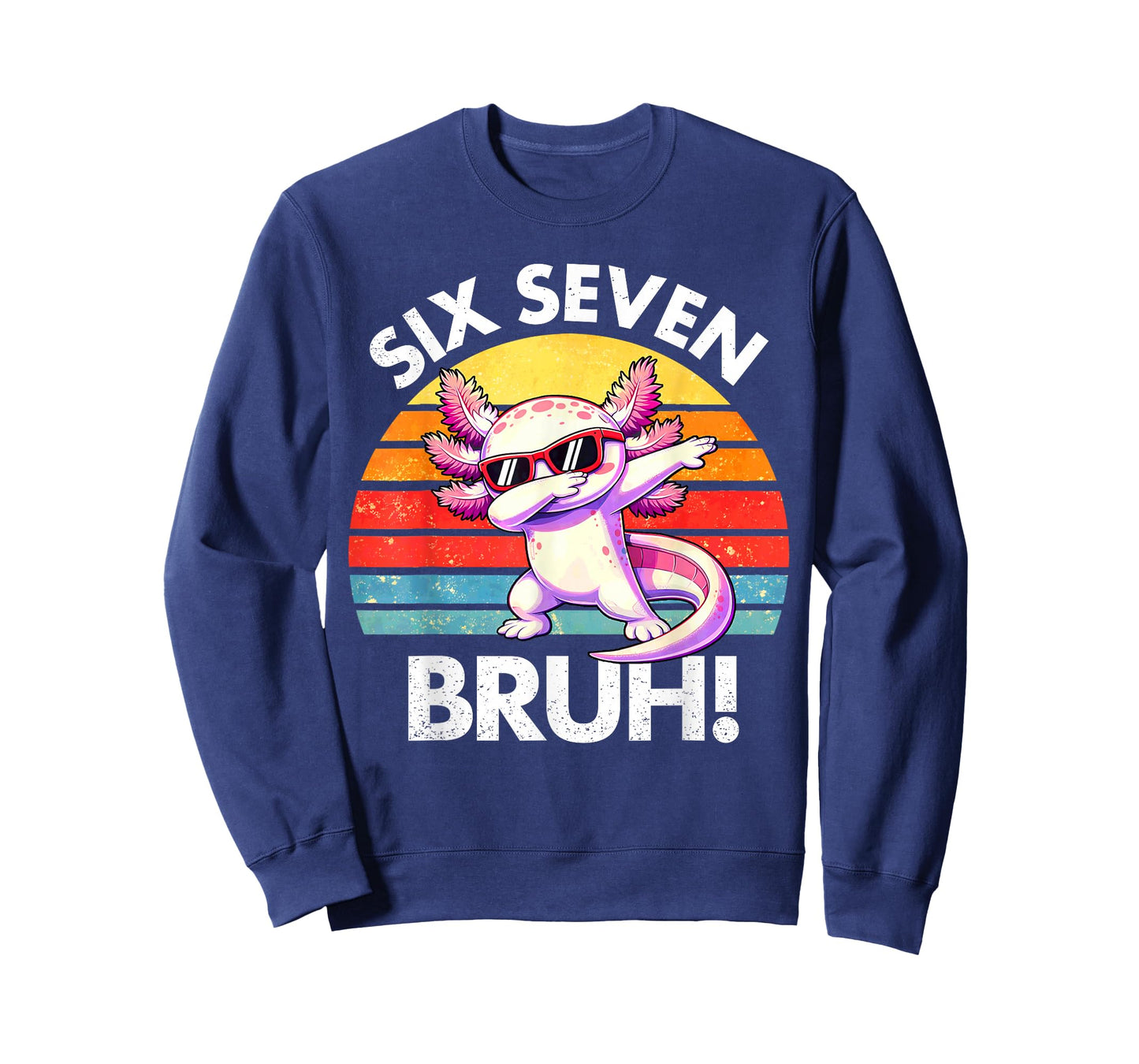 Axolotl Dabbing 67 Six Seven Meme 6 7 Boys Girls Teens T-Shirt