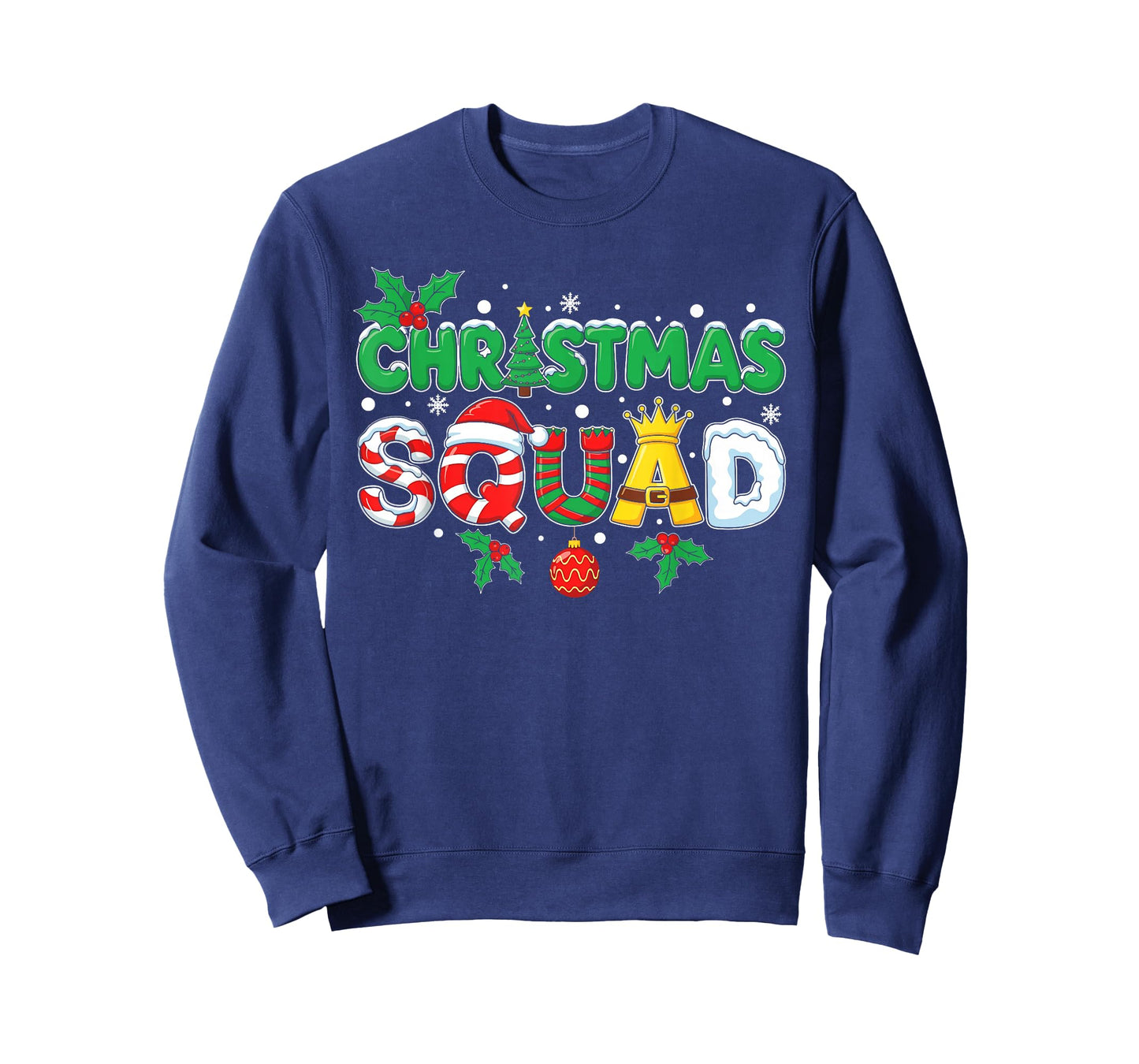 Christmas Squad Santa Dabbing Elf Family Matching Pajamas T-Shirt