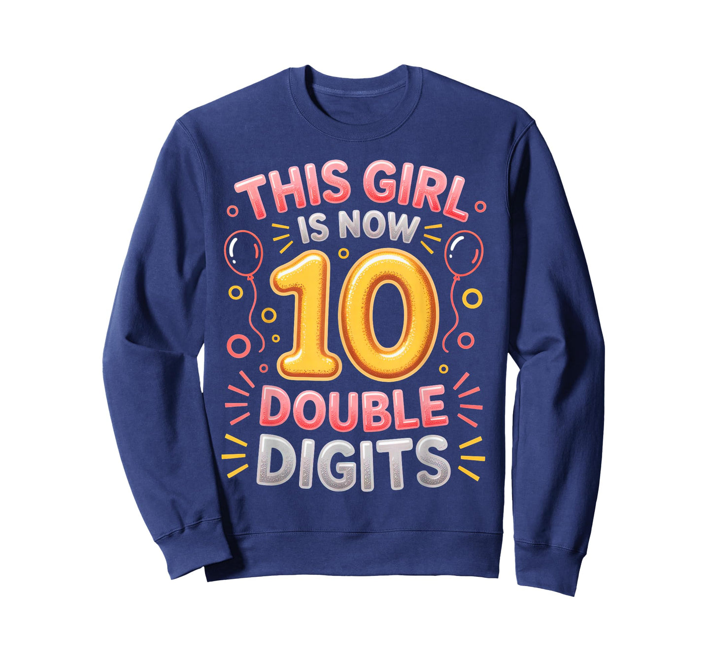 It's My 10th Birthday Shirt for Girls 10 Years Old Birthday T-Shirt