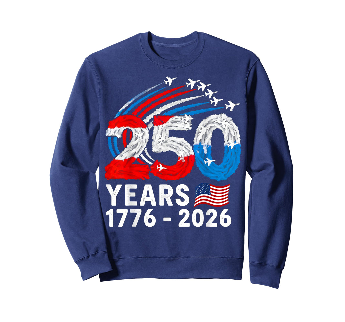 250 Years America 1776 2026 Flag USA Gifts for Men Women T-Shirt
