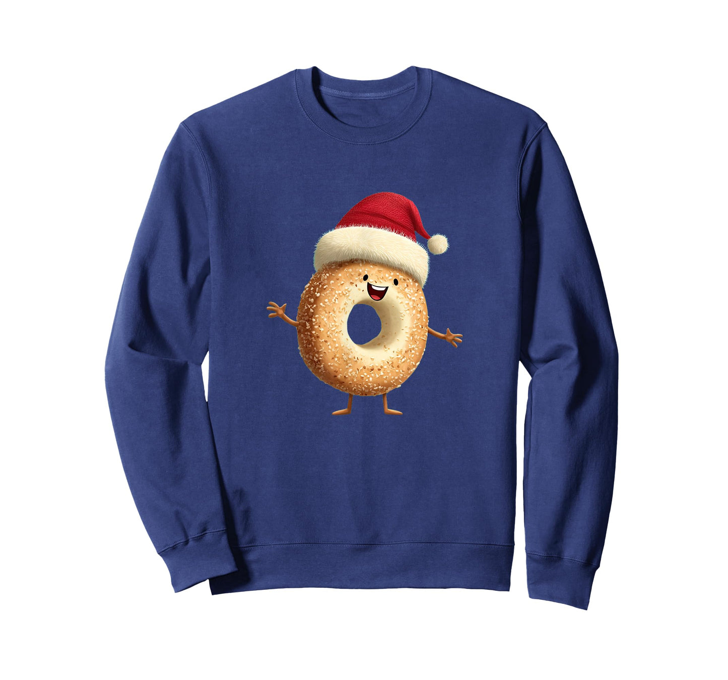 Smiling Christmas Bagel Snack T-Shirt