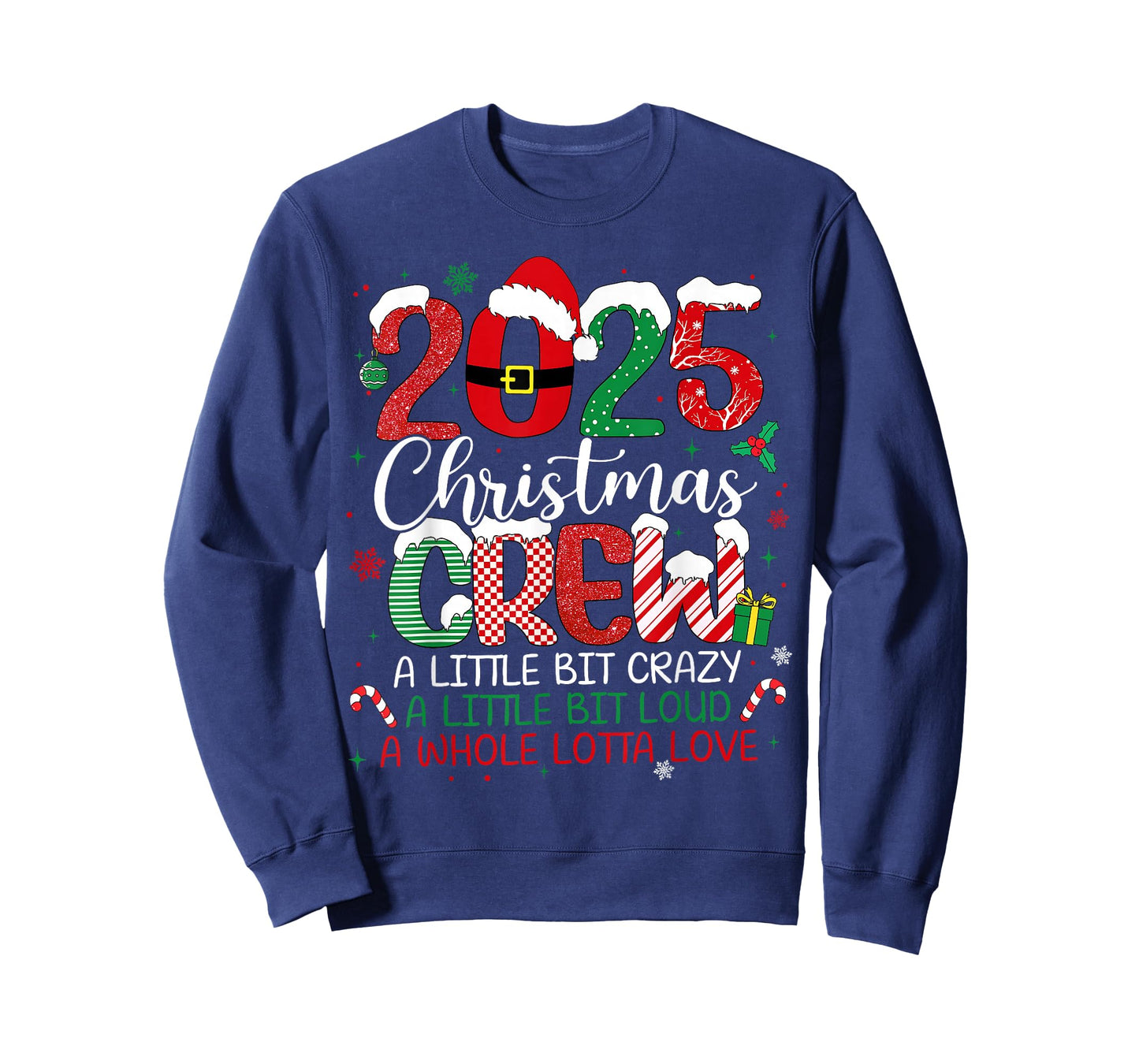 Family Christmas 2025 Matching Outfit Xmas Squad Santa T-Shirt