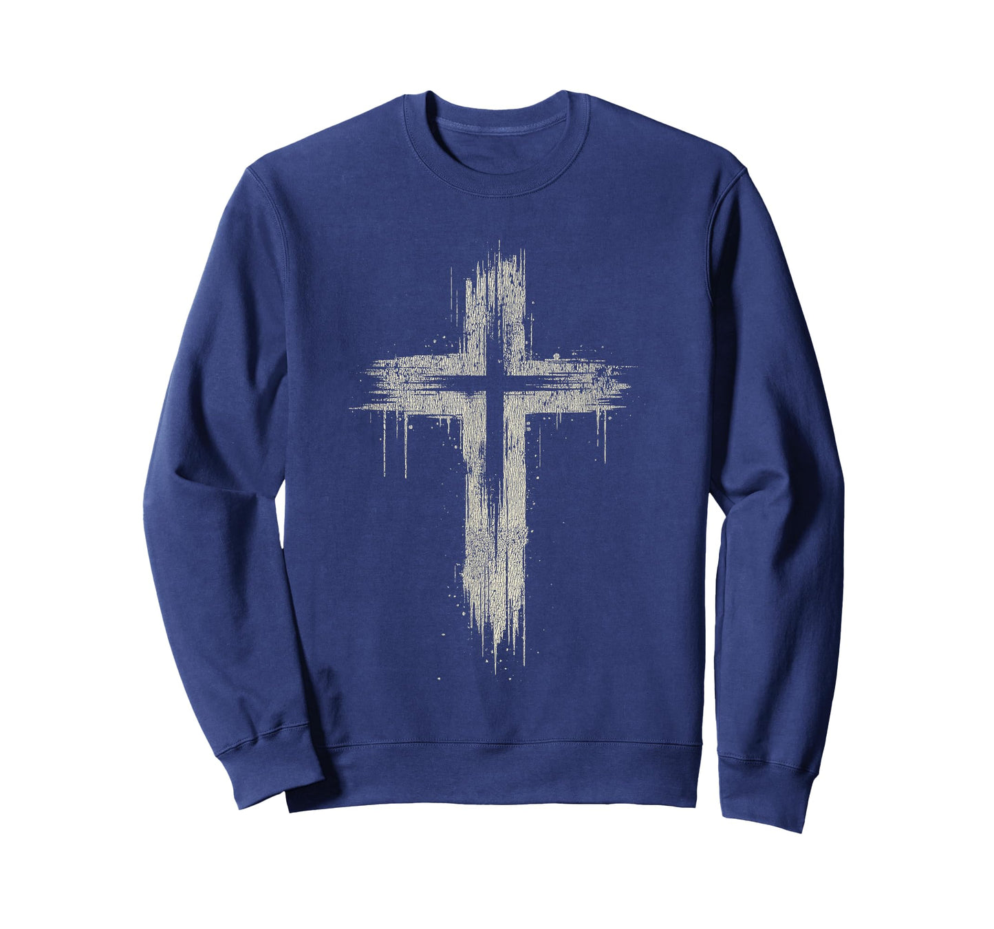 Vintage Retro Style Grunge Christian Cross T-Shirt