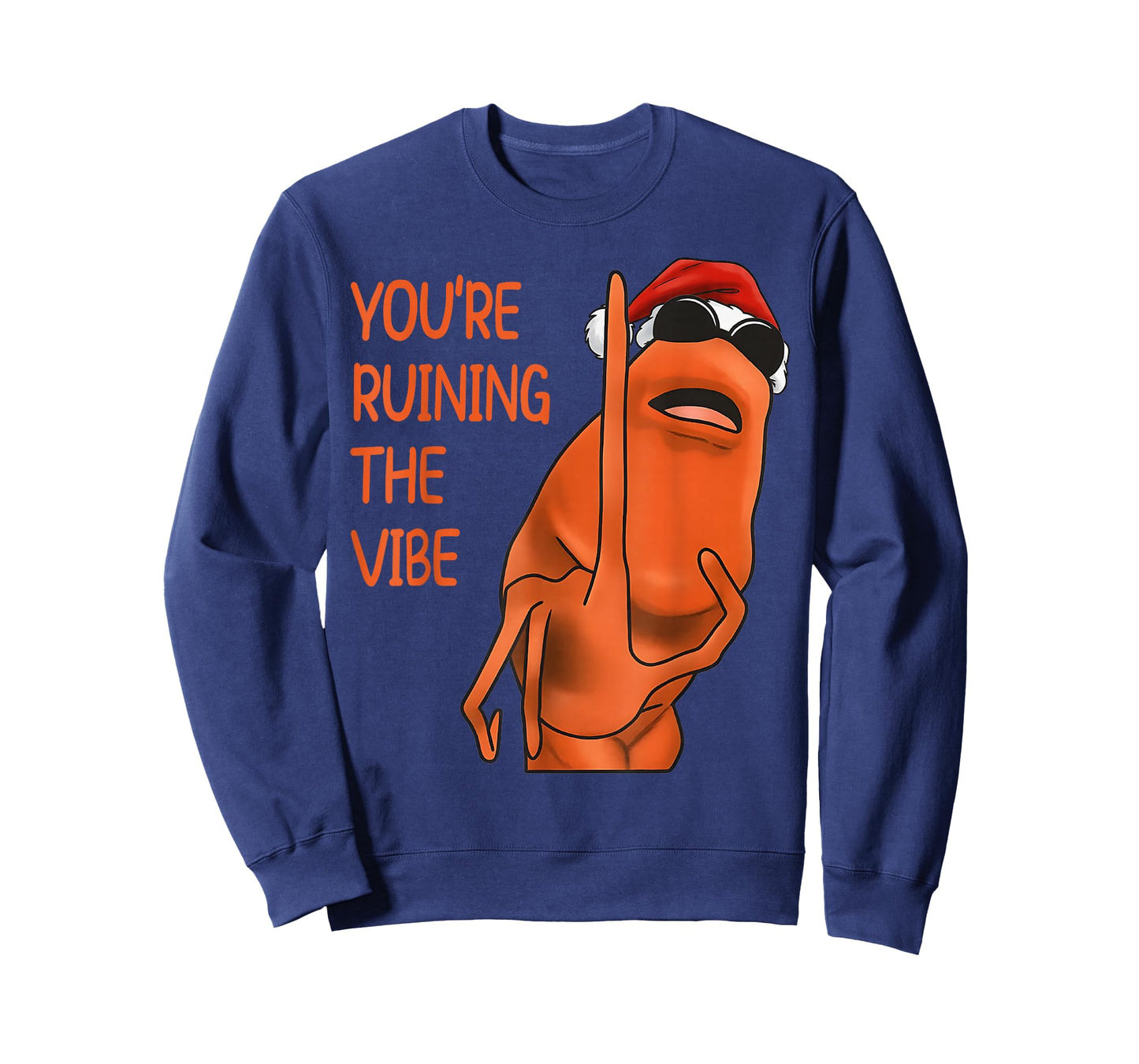 You're Ruining The Vibe Marcus The Worm Christmas T-Shirt