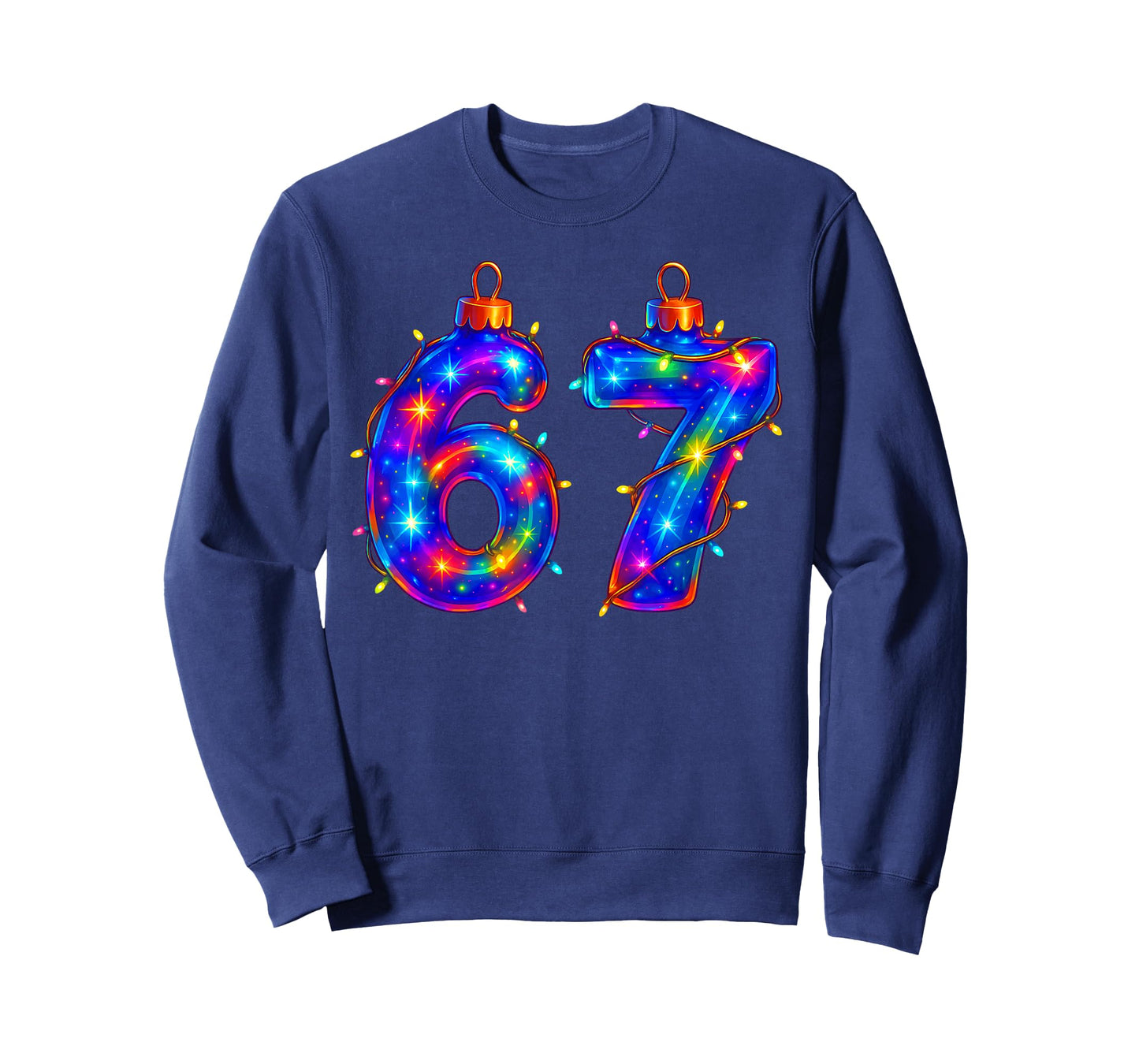 67 Christmas Ornament Meme Ice Drip Holiday Pajama 6 7 T-Shirt