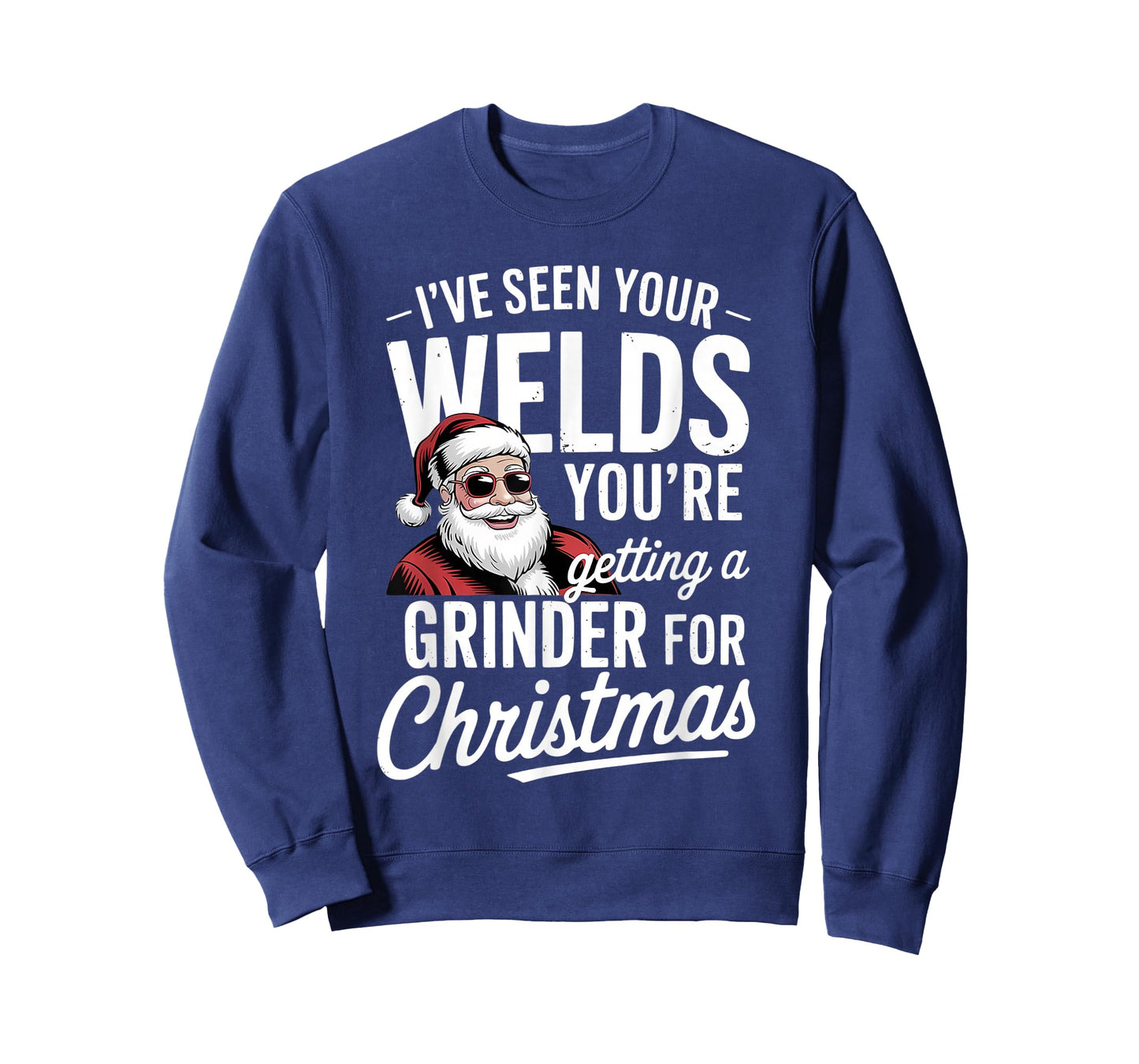 Welder Christmas Funny Grinder Welding Holiday Joke T-Shirt