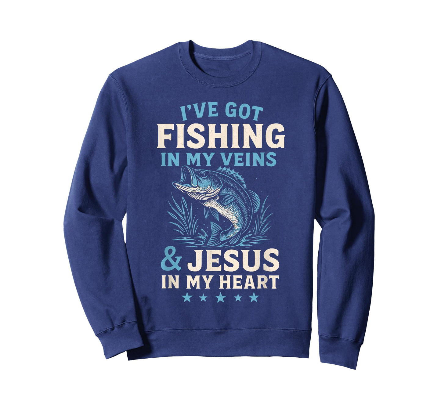 I've Got Fishing in My Veins & Jesus in My Heart T-Shirt