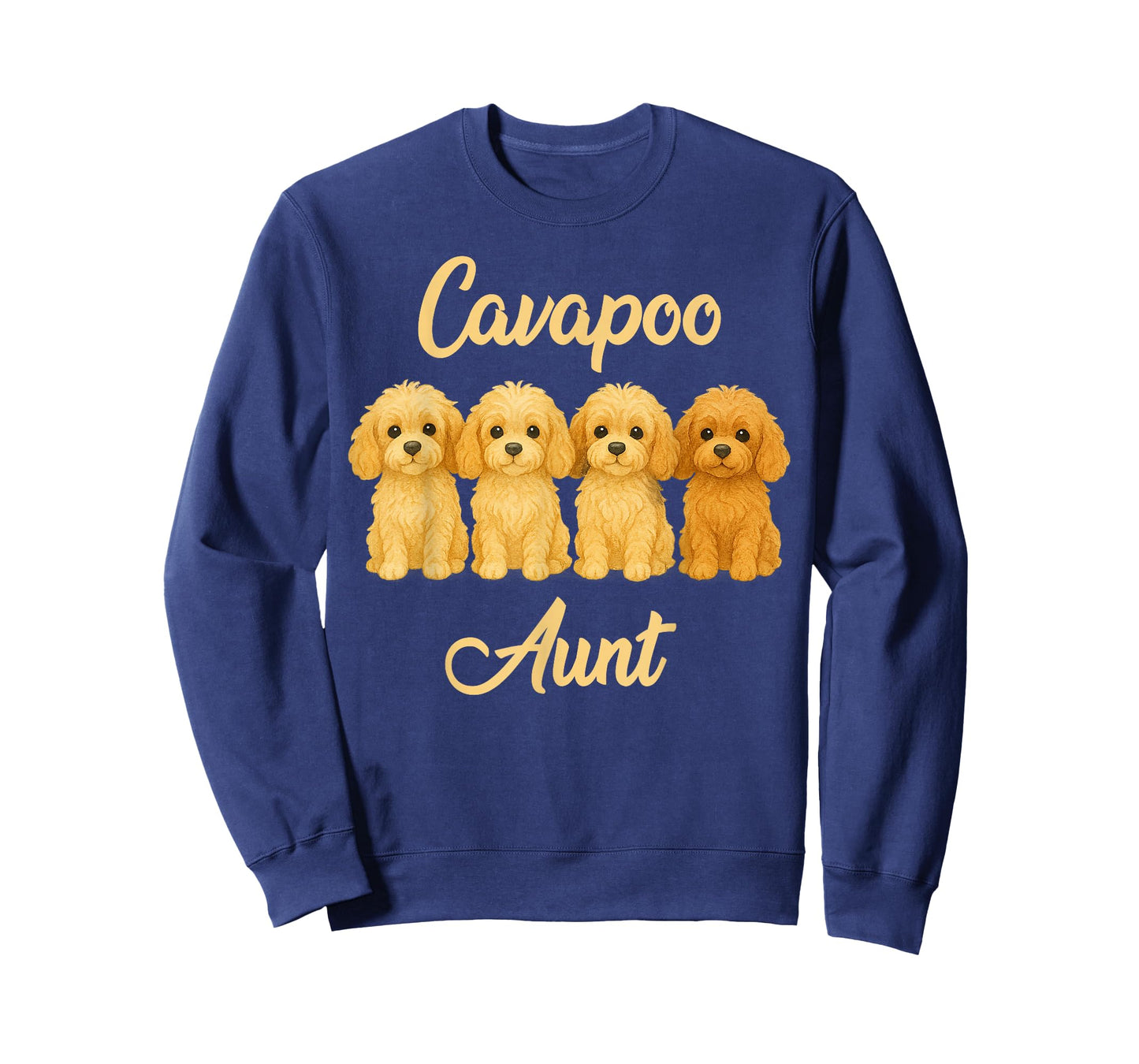 Cavapoo Aunt Cute Dog Lover Gift Funny Women Puppy Owner T-Shirt