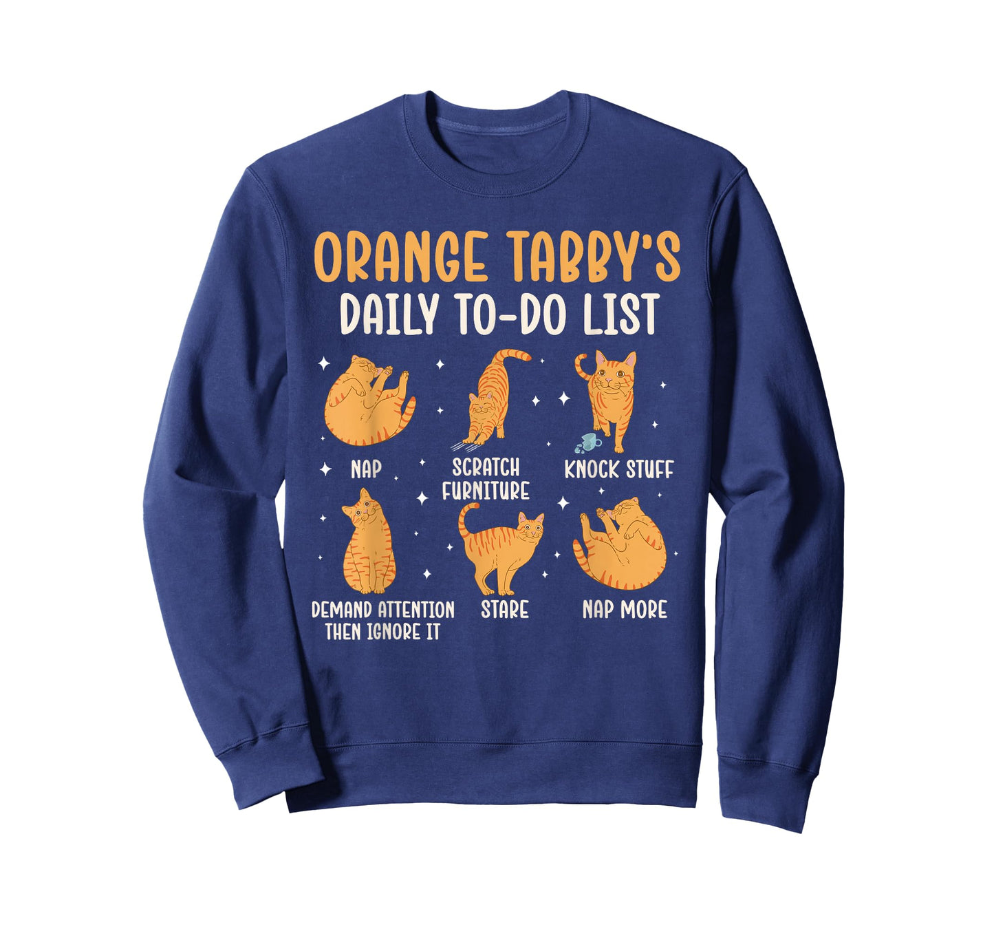 to Do List Orange Tabby Cat Owner Orange Tabby Cat Lover T-Shirt