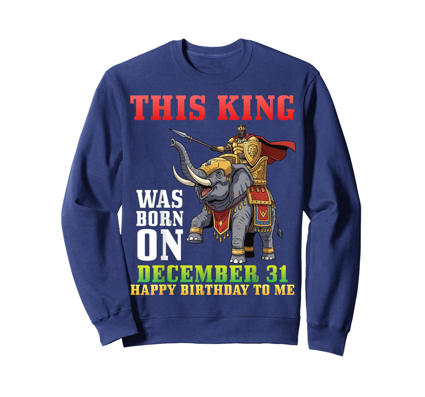 This King was Born On December 31 Happy Birthday to Me You T-Shirt